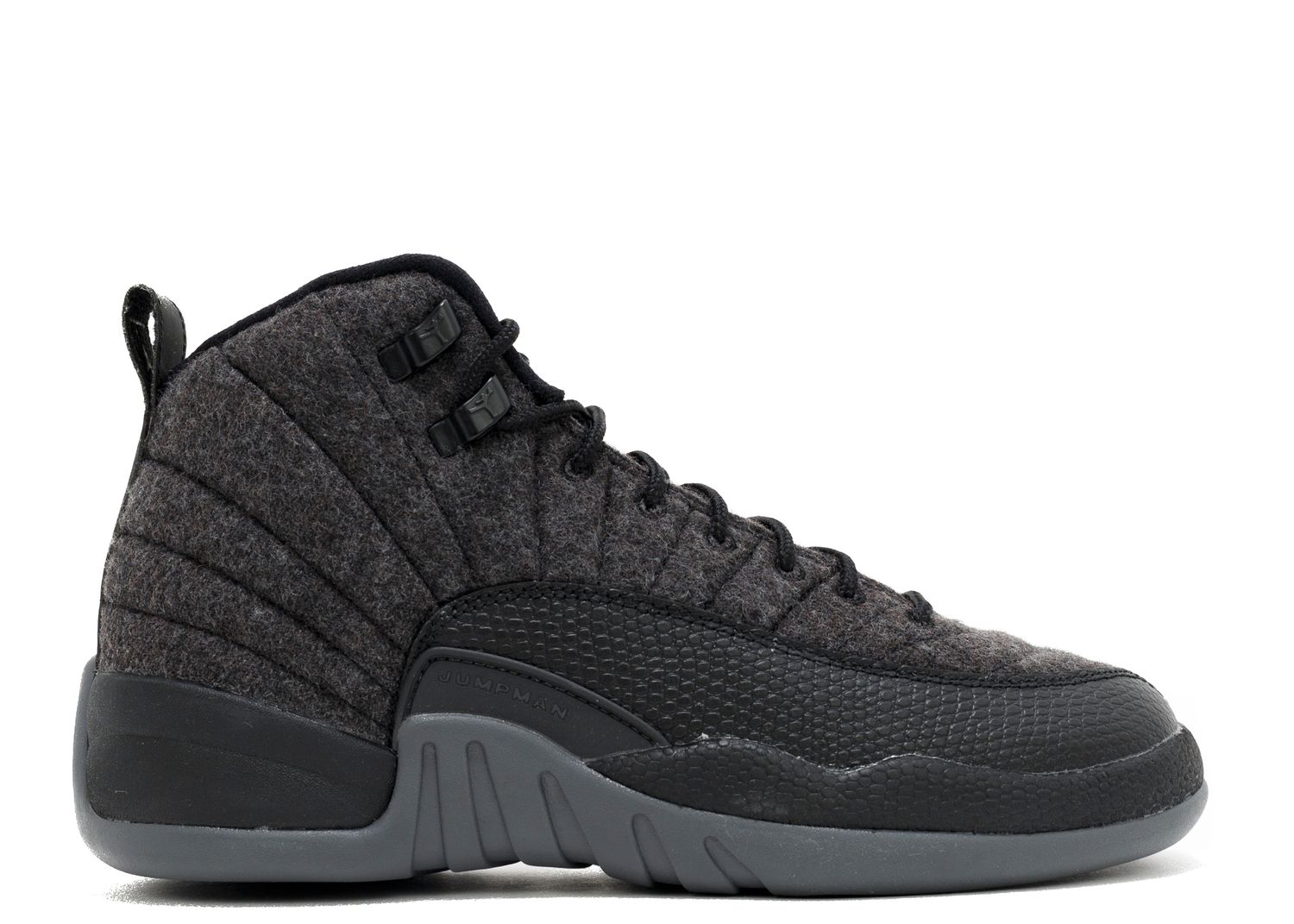 Air Jordan 12 Retro GS 'Wool' - Air Jordan - 852626 003 - black/dark ...