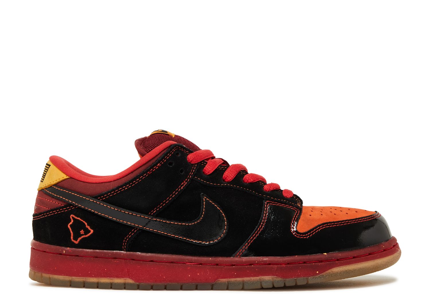 Dunk Low Premium SB 'Hawaii' - Nike - 313170 003 - black/black/deep orange | Flight Club