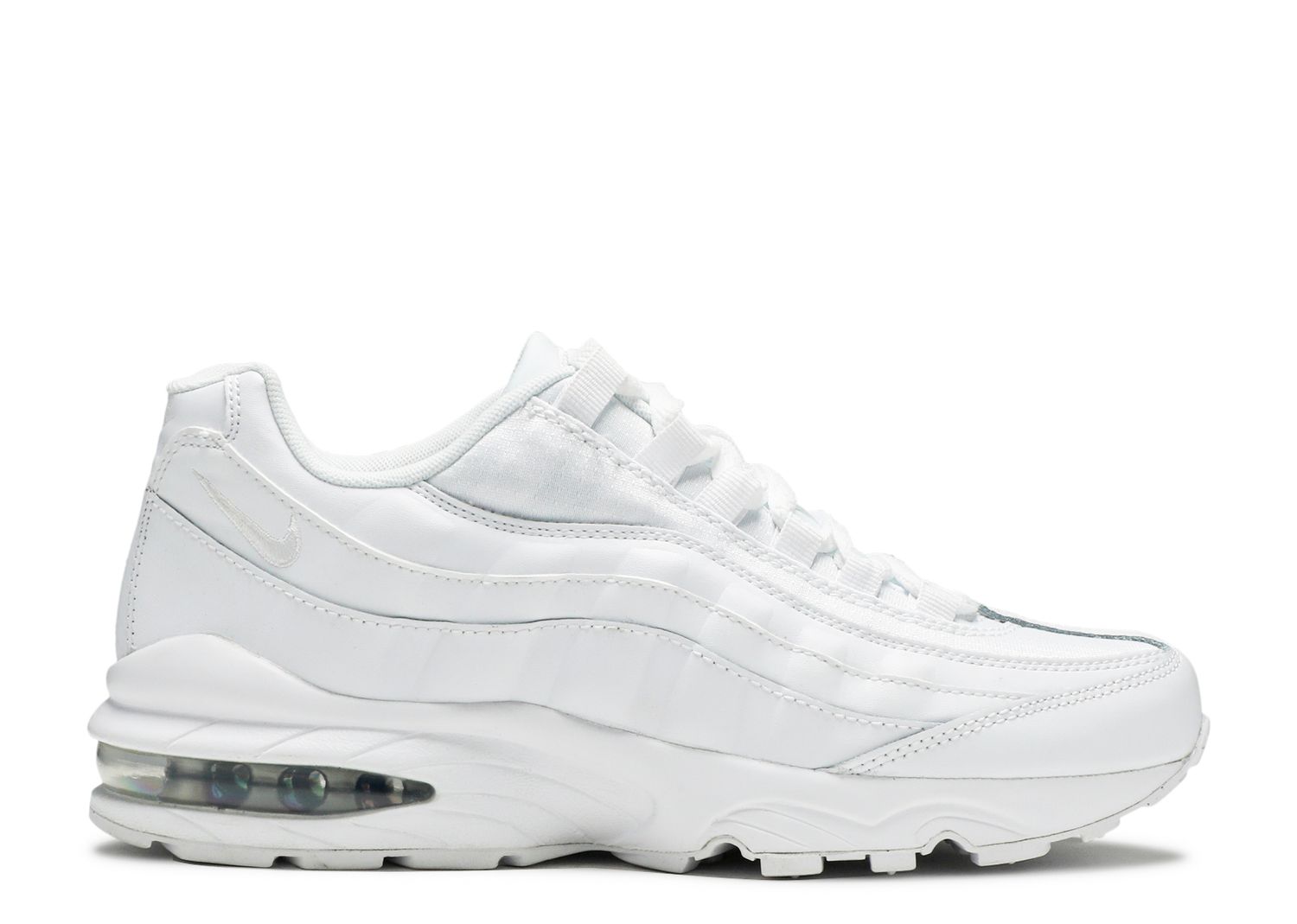 air max 95 white metallic silver