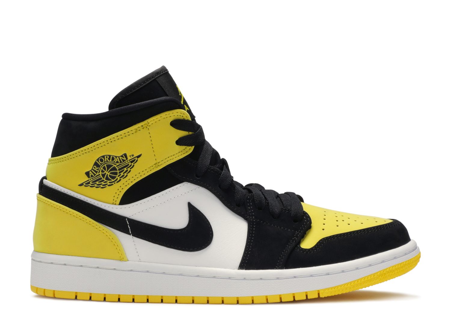 air jordan 1s yellow and black