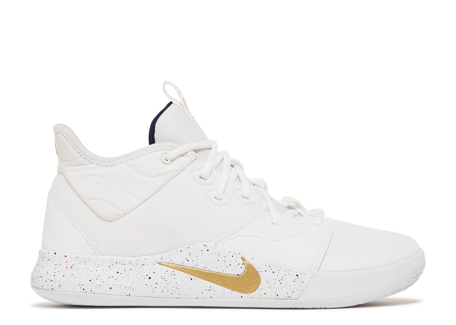 PG 3 'USA' - Nike - AO2607 100 - white/metallic gold-midnight navy ...