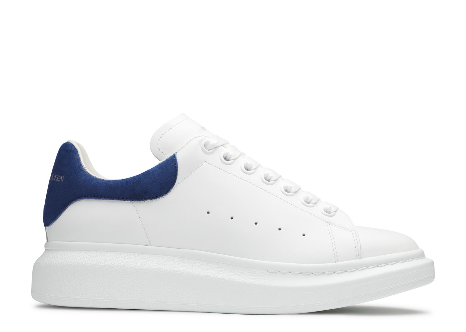 Alexander McQueen Oversized Sneaker 'White Paris Blue' - Alexander ...