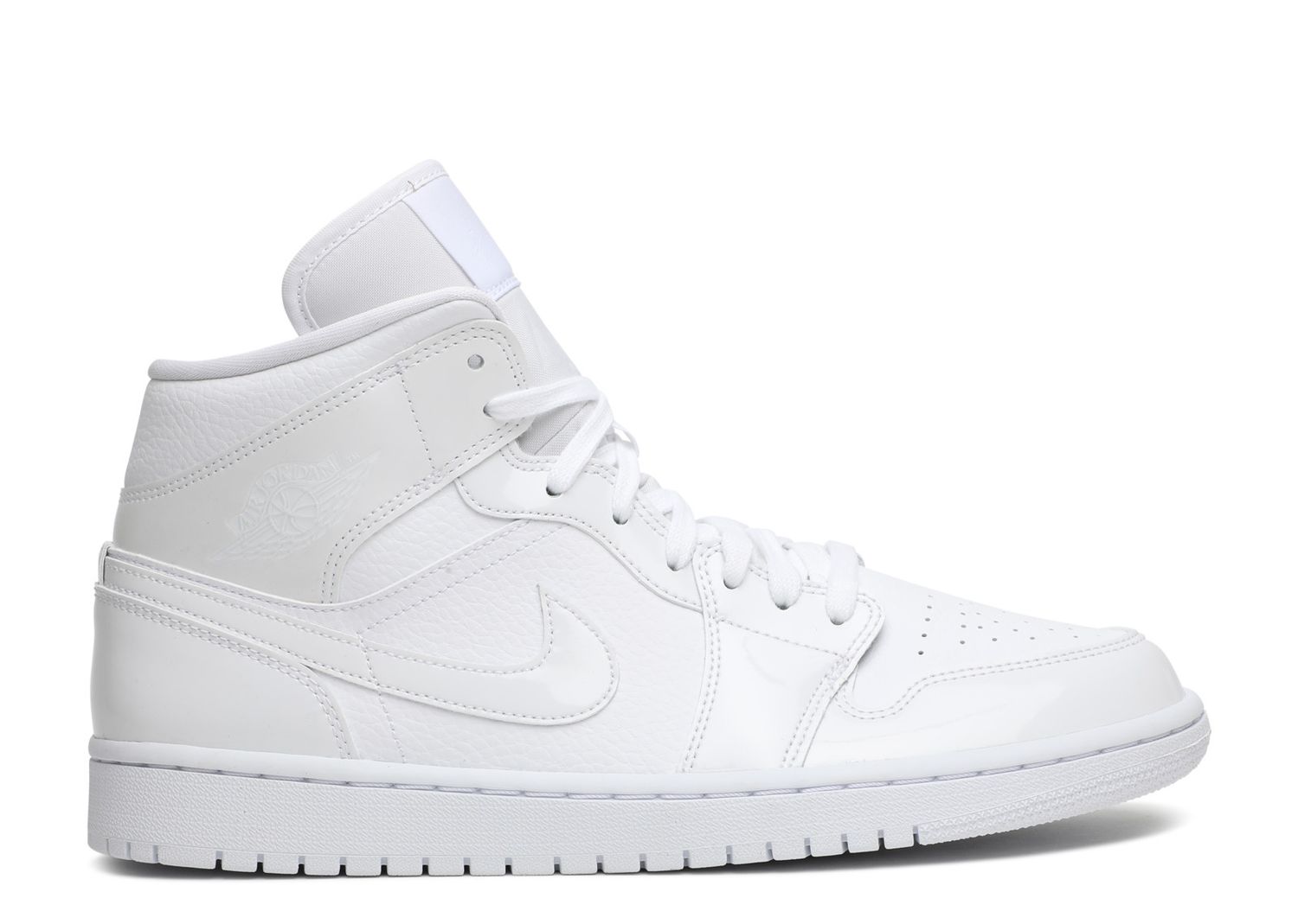 air jordan 1 mid white on white