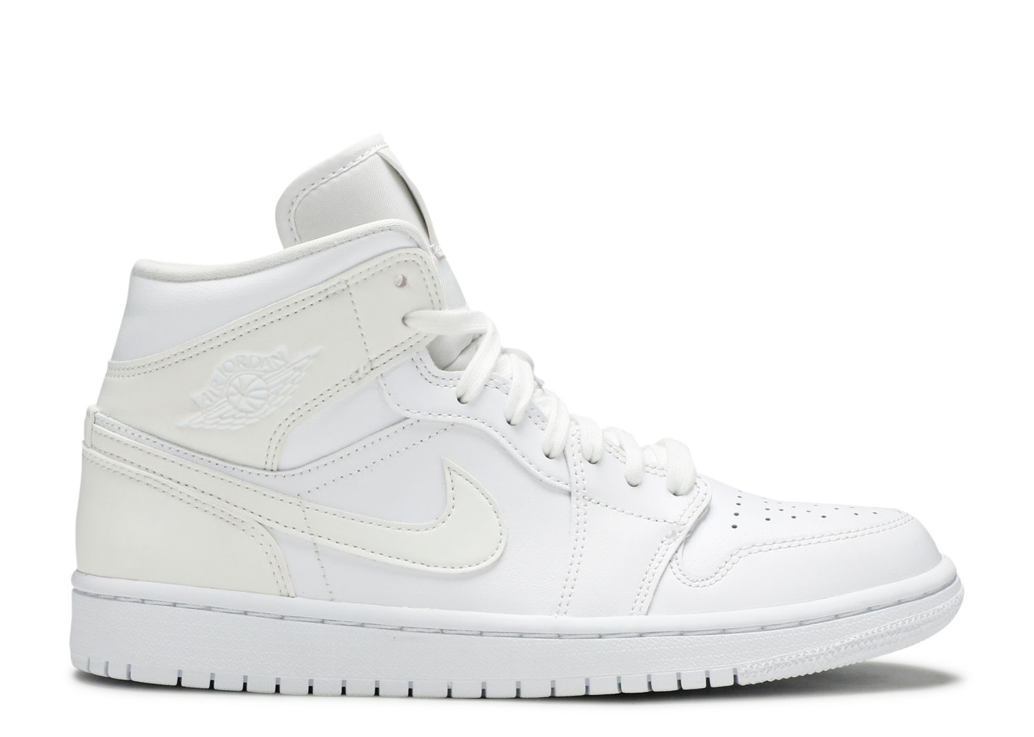 Wmns Air Jordan 1 Mid 'White Ivory' - Air Jordan - BQ6472 112 - white ...