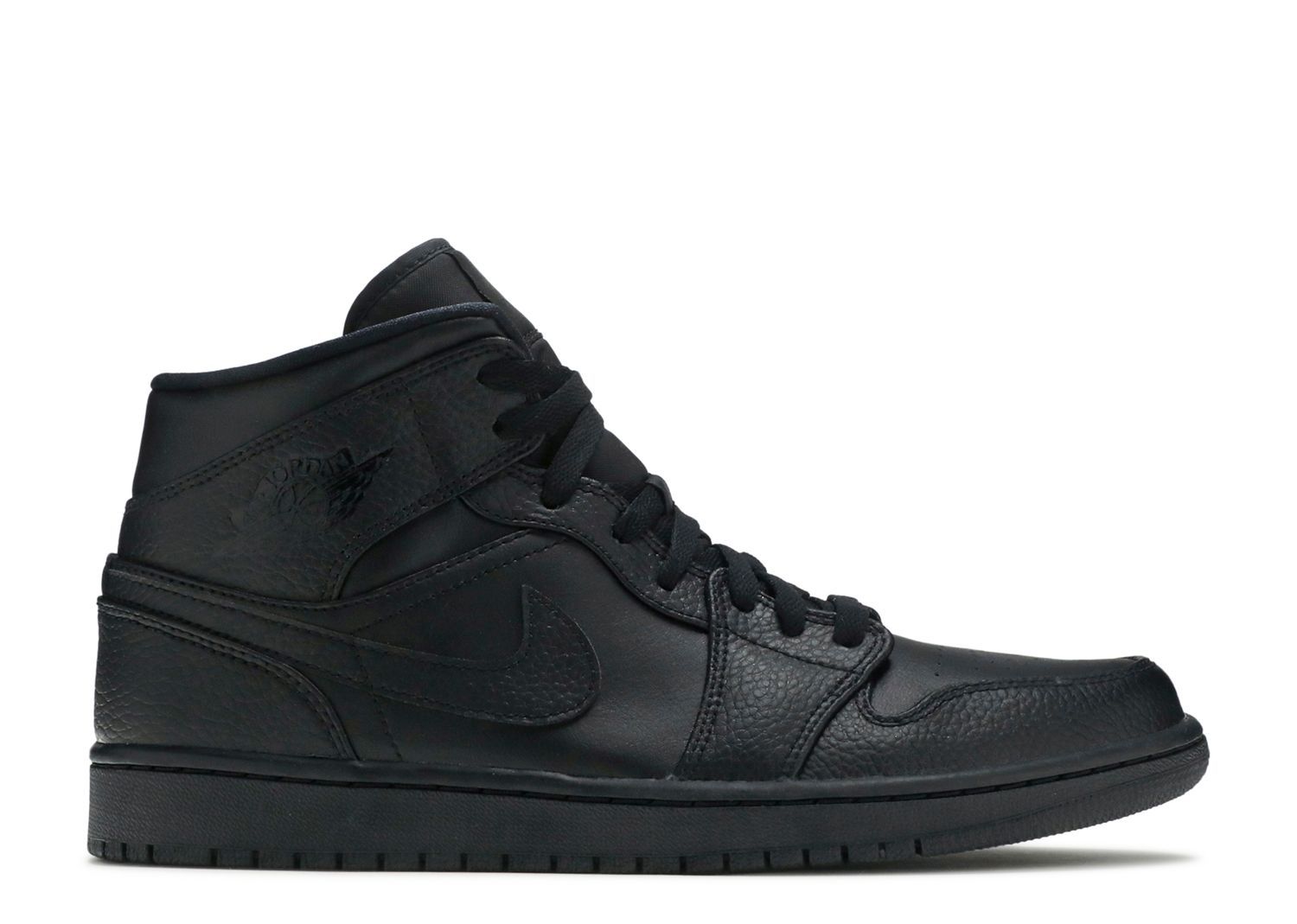 Air Jordan 1 Mid 'Triple Black' 2020 - Air Jordan - 554724 091 - black ...