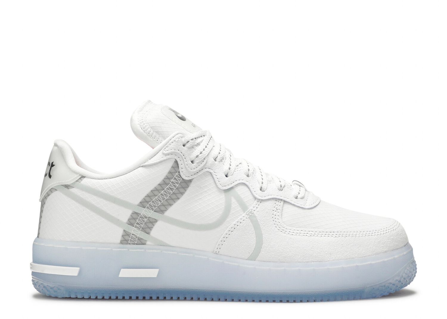 nike air force 1 react qs white ice