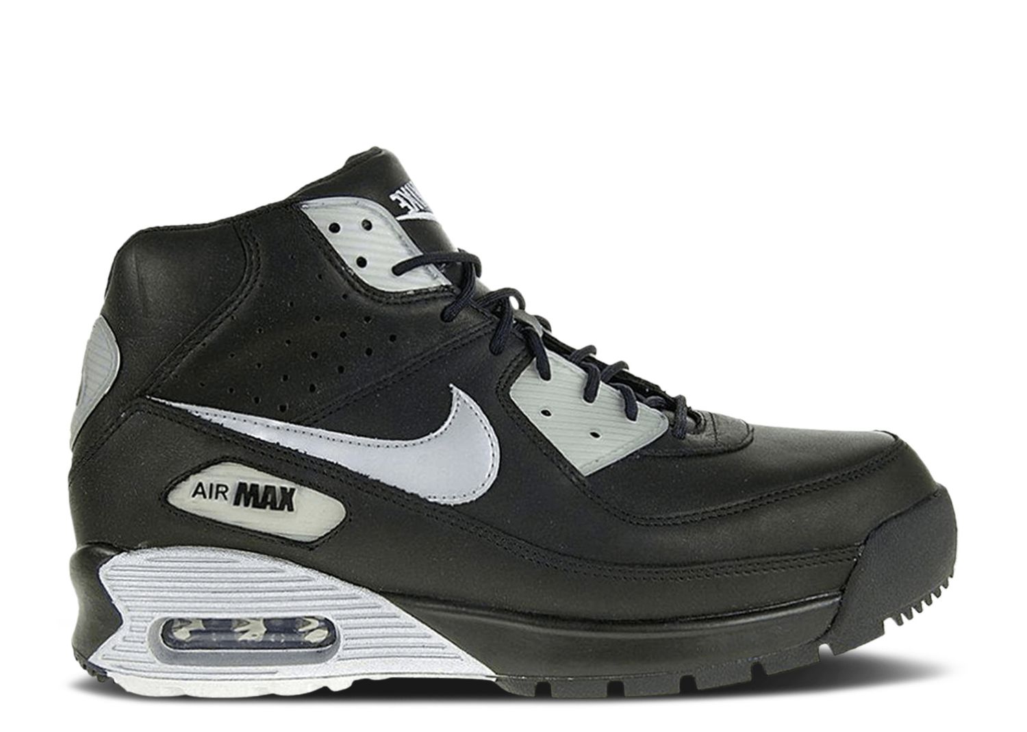 Air Max 90 Boot 'Black Metallic Silver' Nike 316339 002 black