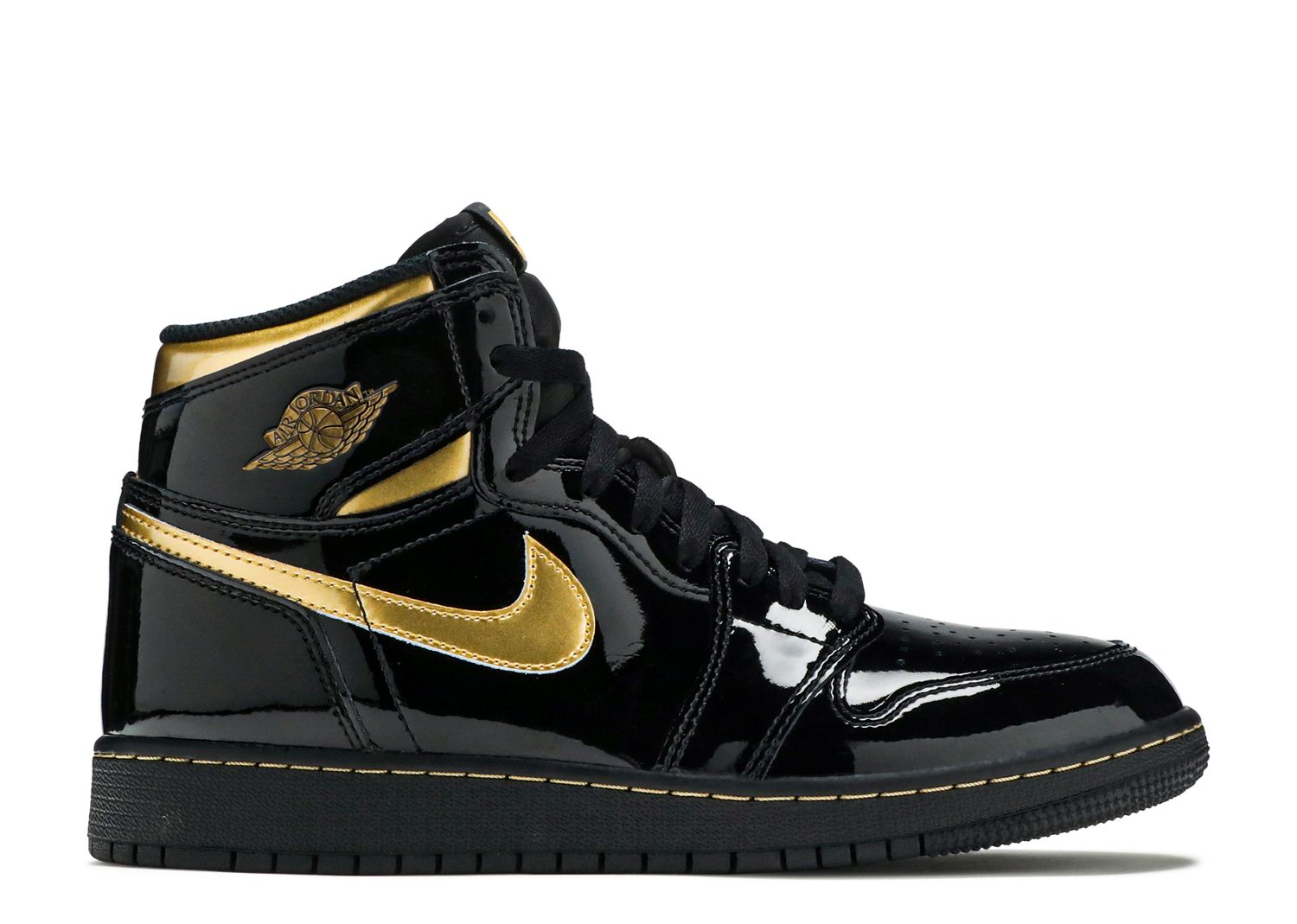 Air Jordan 1 Retro High OG GS 'Black Metallic Gold' Air Jordan