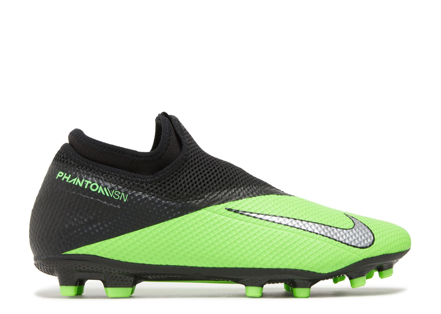 nike phantom vision black and green