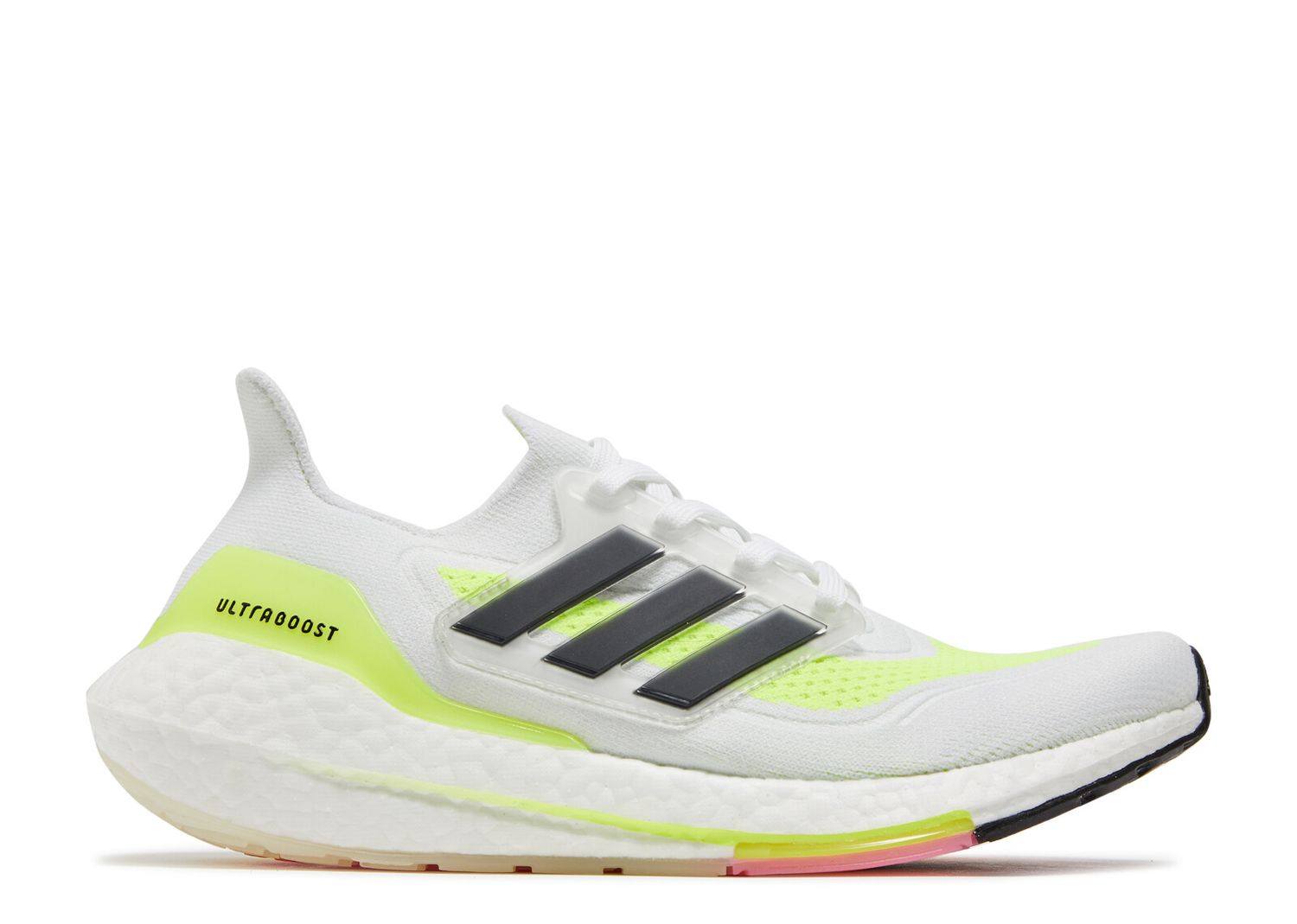 Wmns UltraBoost 21 'White Solar Yellow' - Adidas - FY0401 - cloud white/core black/solar yellow 
