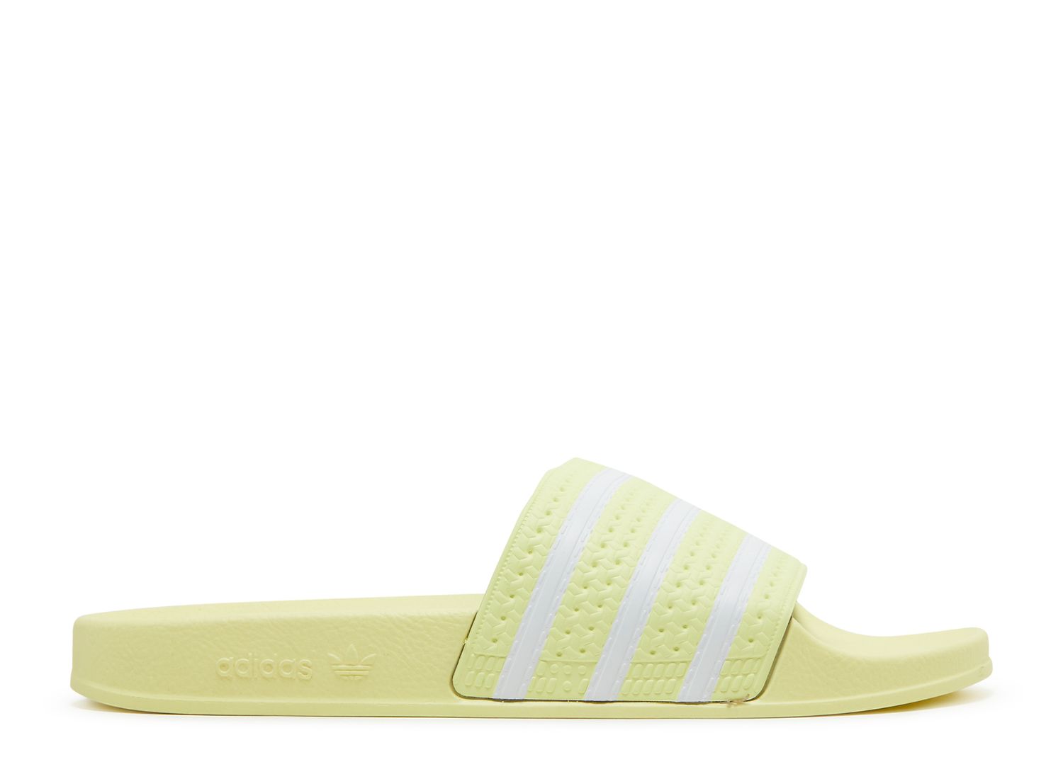 Adilette Slide 'Pulse Yellow' - Adidas - H03200 - pulse yellow/cloud ...