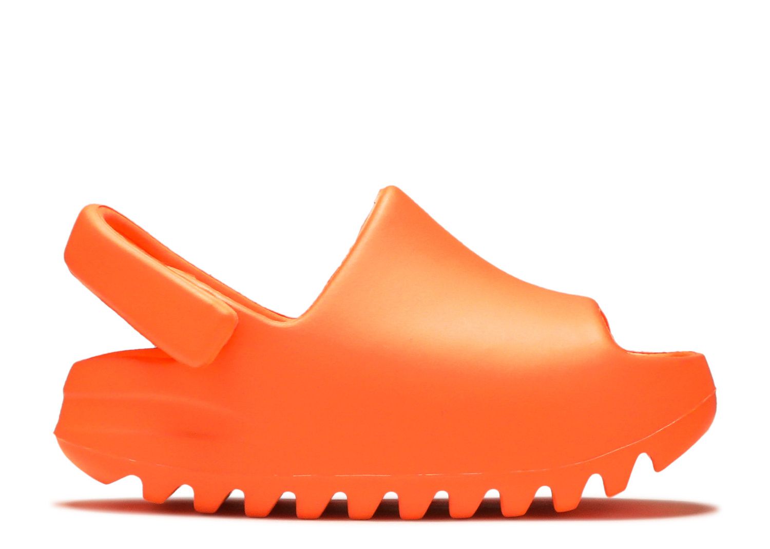 inflamed orange yeezy slides