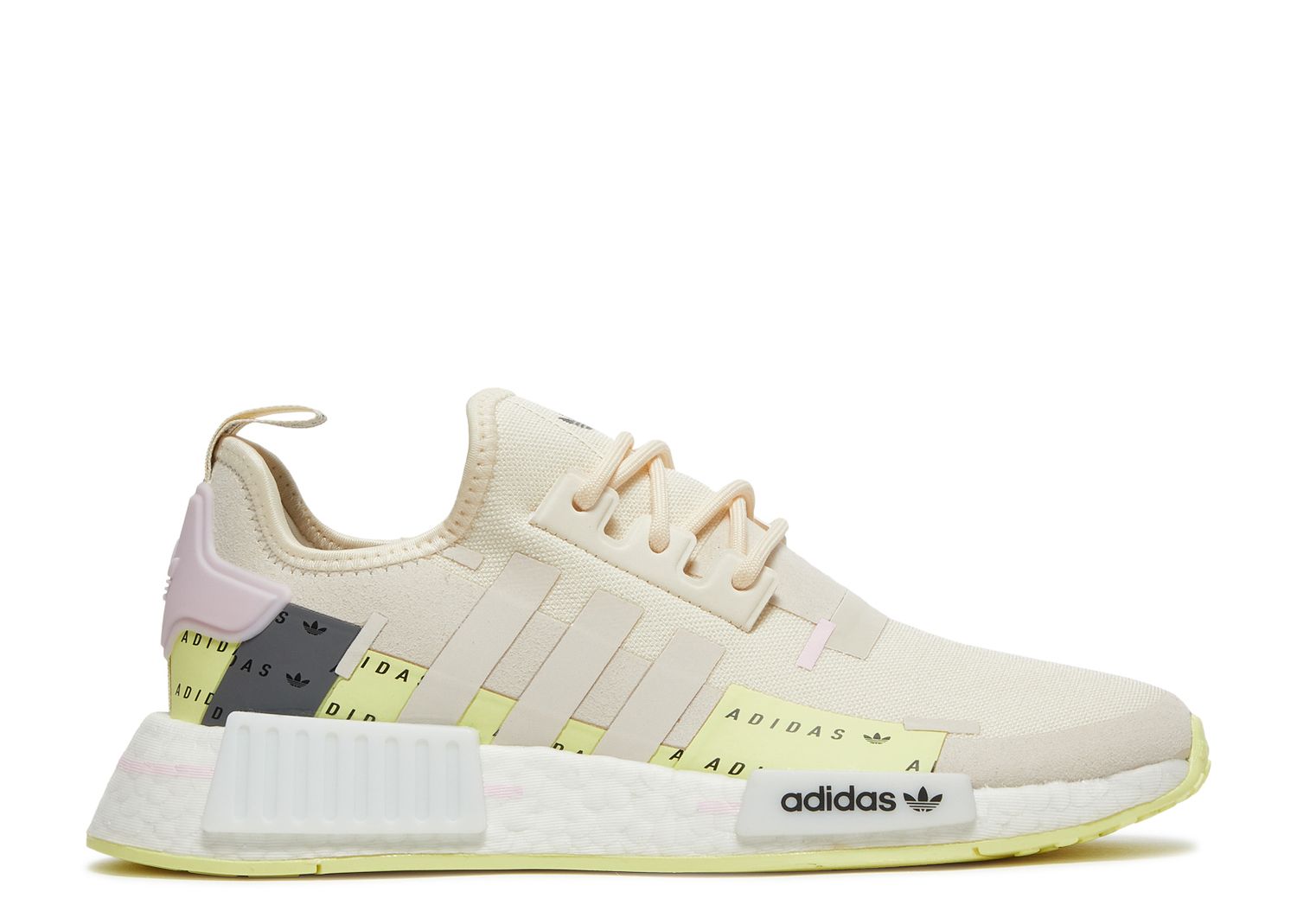 Wmns NMD_R1 'Wonder White Pulse Yellow' - Adidas - GZ8014 - wonder white/wonder white/pulse 