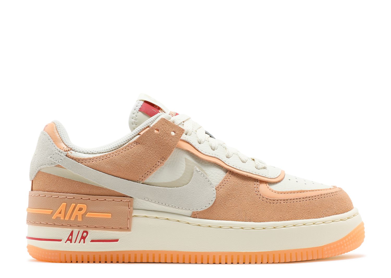 Wmns Air Force 1 Shadow 'Sisterhood' - Nike - DM8157 700 - cashmere/orange chalk/lobster 