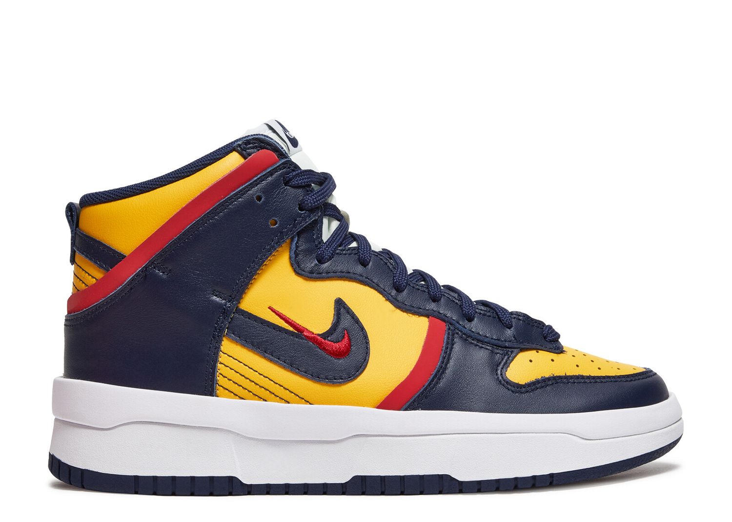 Wmns Dunk High Up Rebel 'Michigan' - Nike - DH3718 701 - varsity maize/university red/white 