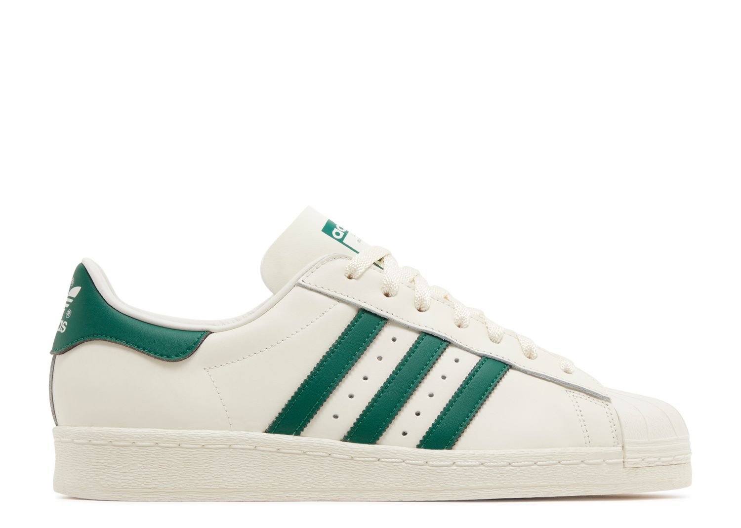 Superstar 82 'White Dark Green' - Adidas - GW6011 - cloud white/dark ...