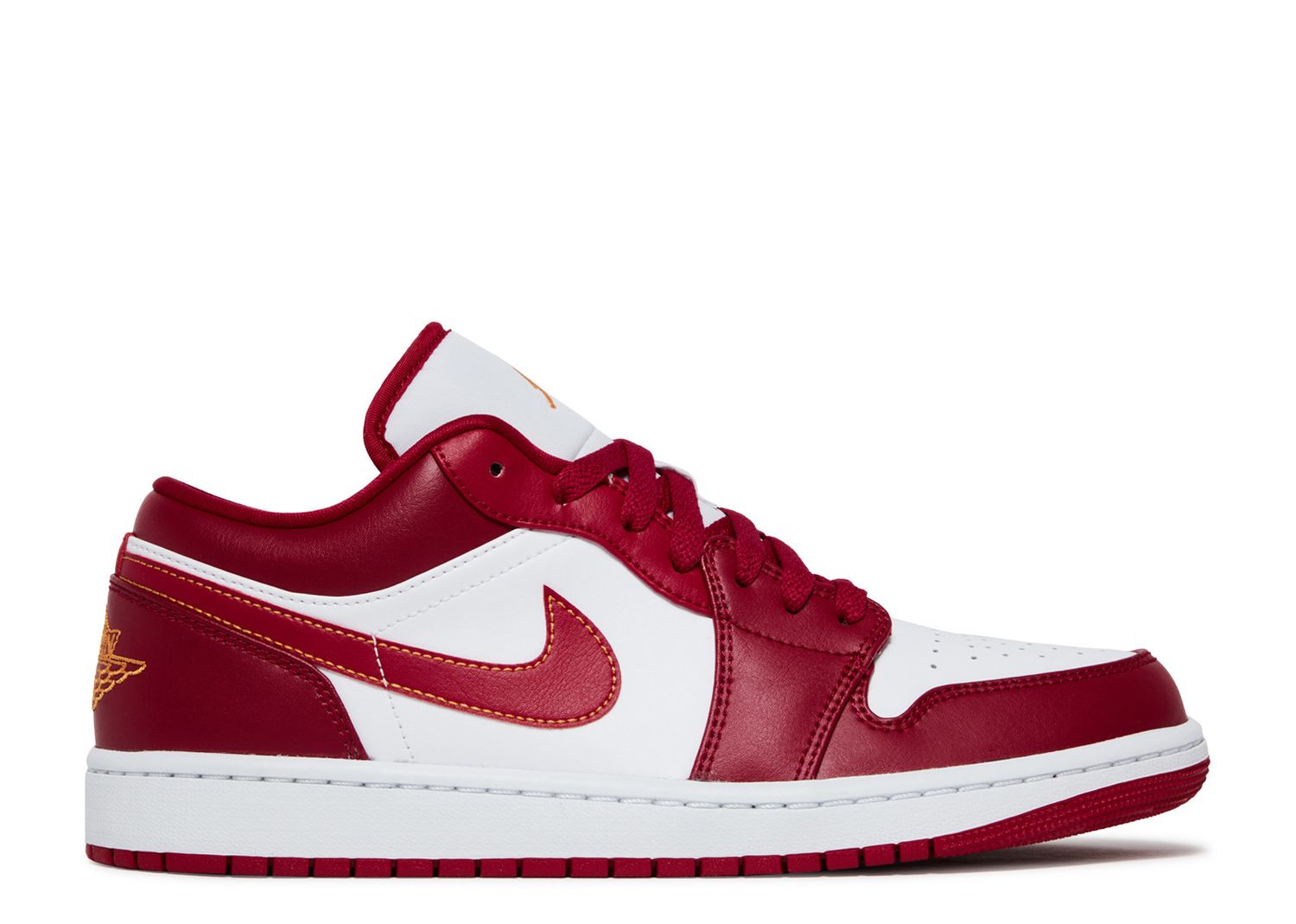 Air Jordan 1 Low 'Cardinal Red' - Air Jordan - 553558 607 - cardinal red/white/light curry 