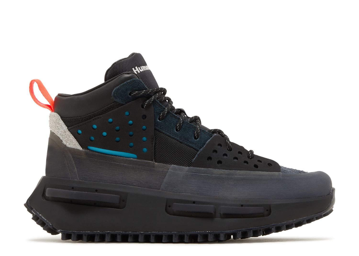 Pharrell X Hu NMD_S1 Ryat 'Core Black' - Adidas - GV6639 - core black/core black/solar red 