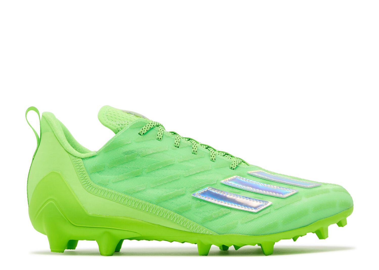 Adizero Cleats 'Team Solar Green Silver Metallic' - Adidas - GX7891 ...