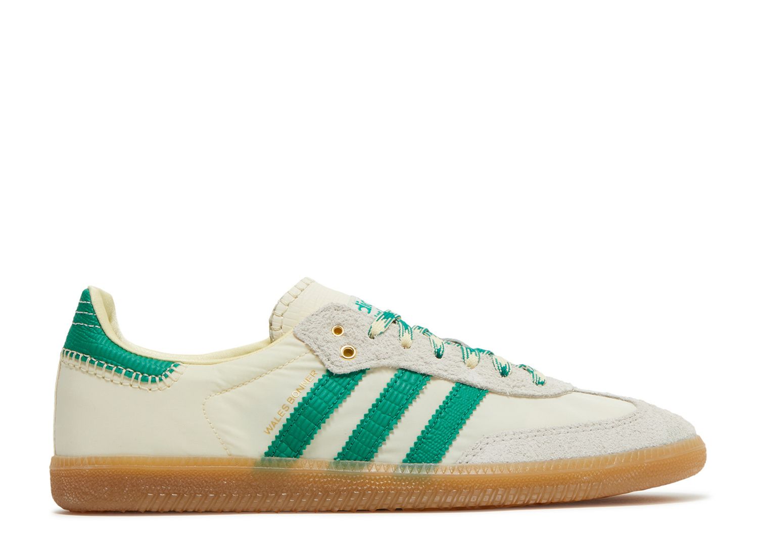 Wales Bonner X Samba 'Cream White Bold Green' - Adidas - GY4344 - cream white/bold green/easy 