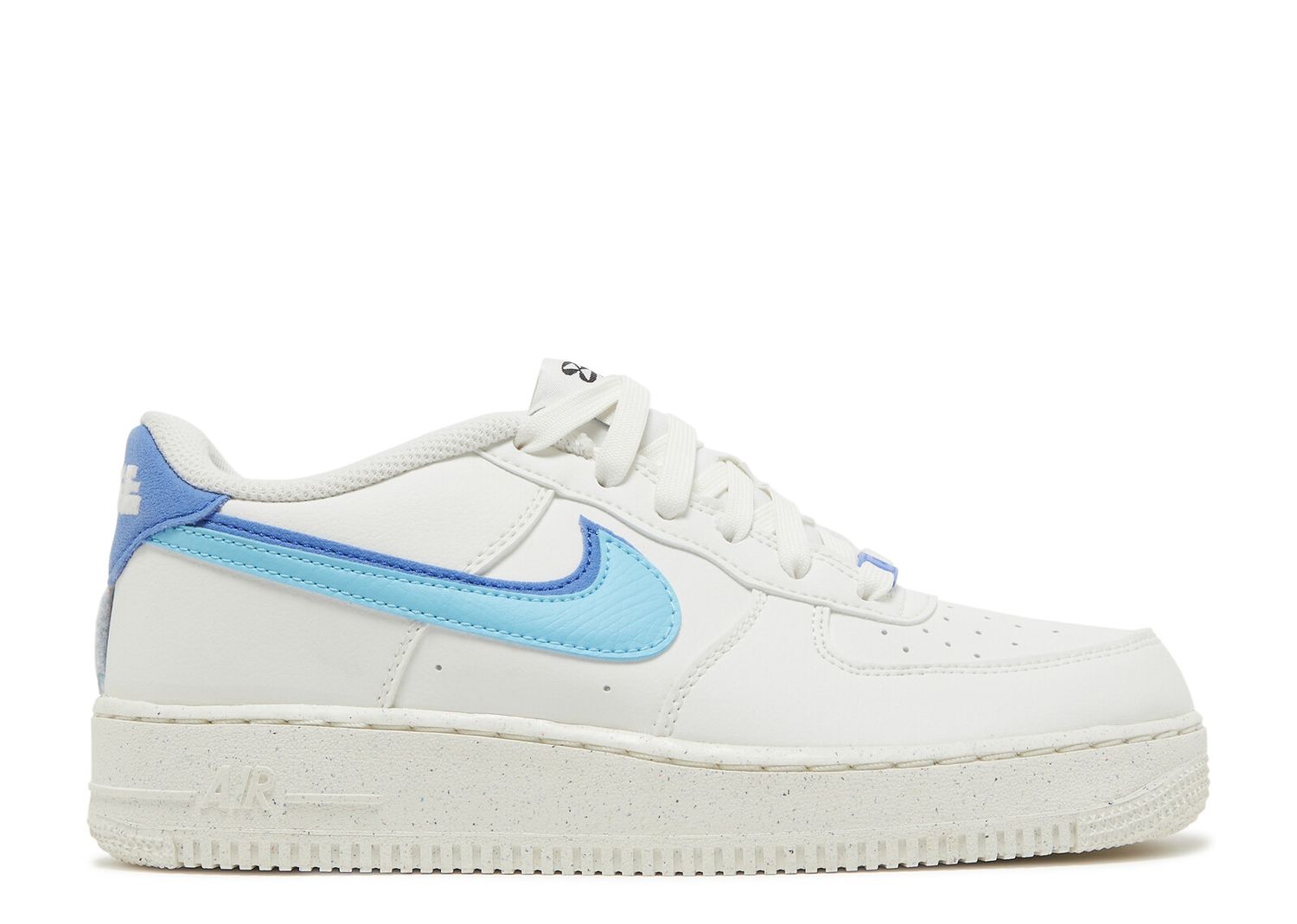 Air Force 1 LV8 GS 'Sail Medium Blue' - Nike - DQ0359 100 - sail/medium blue/black/blue chill 