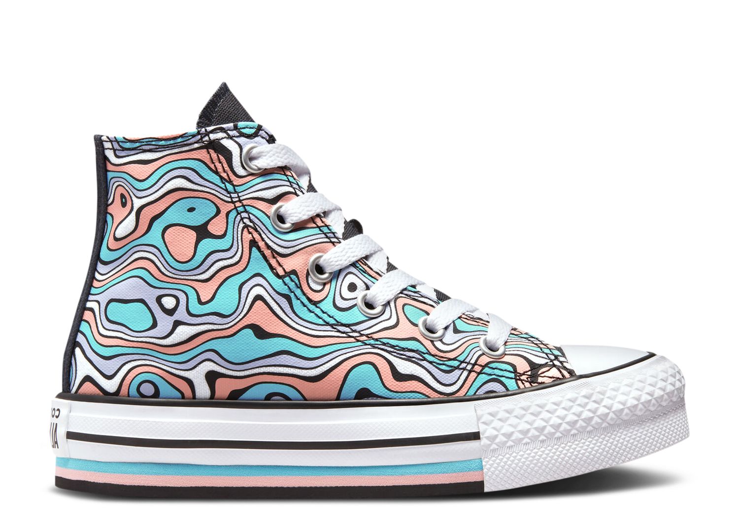 Chuck Taylor All Star Lift Platform High PS 'Color Swirl' - Converse ...