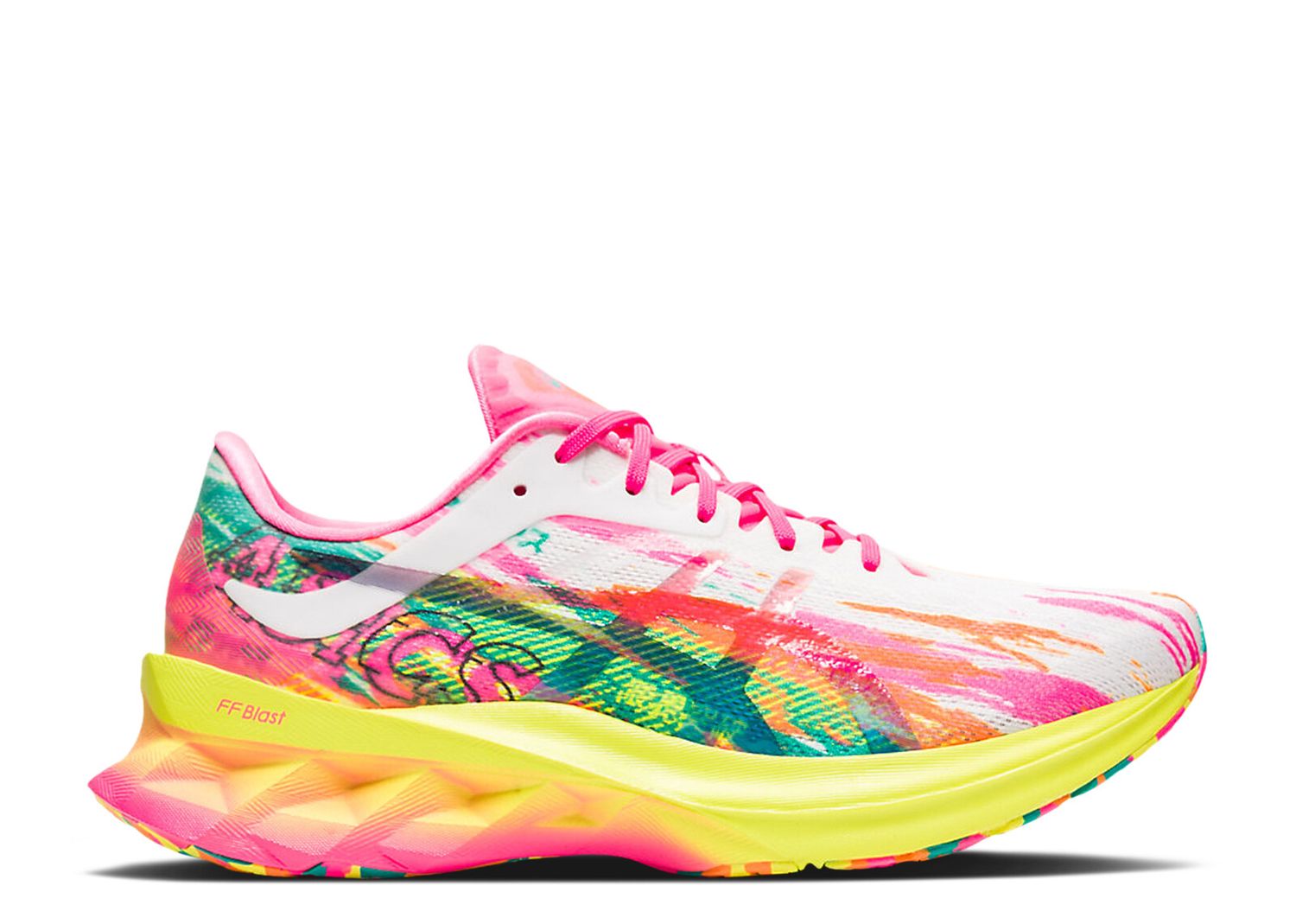 basket asics femme jaune