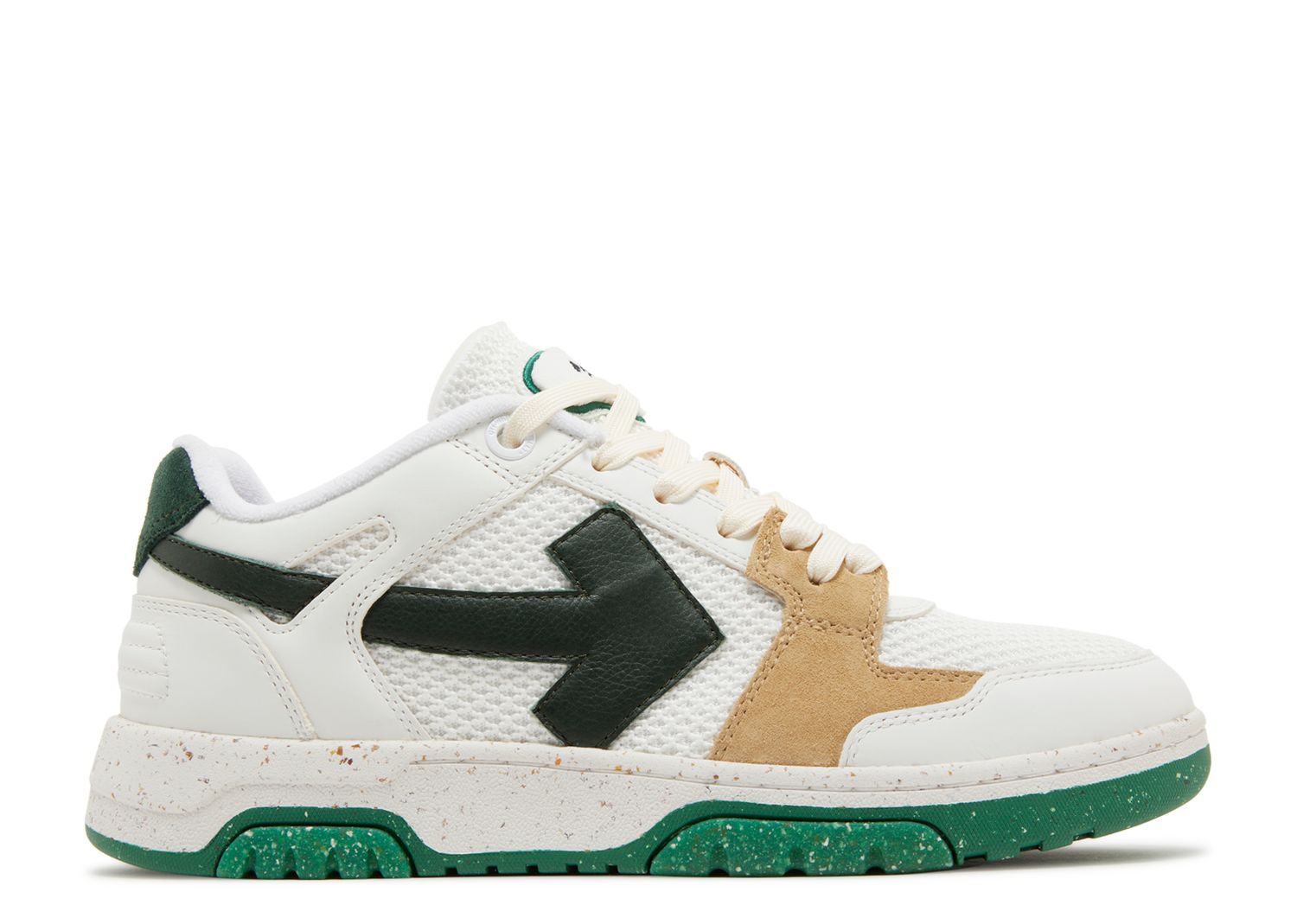 Off White Out Of Office Slim 'White Green' Off White