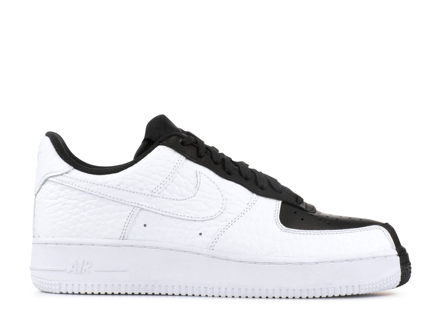 nike air force split black and white