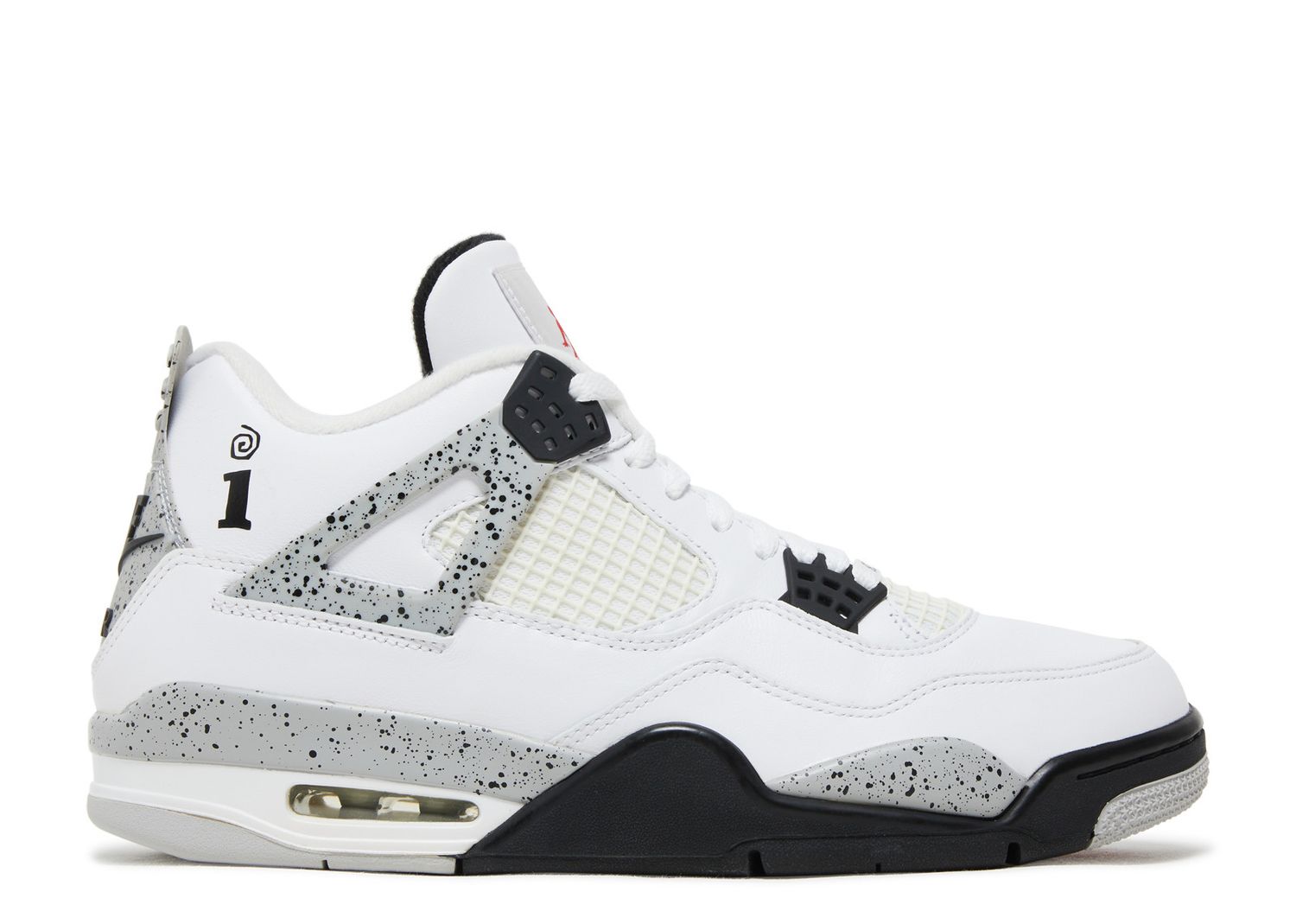 retro 4 jordans white and grey