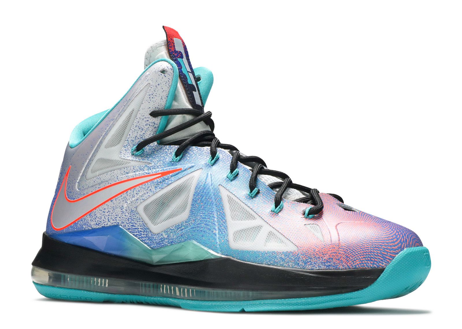 LeBron 10 'Pure Platinum' - Nike - 541100 008 - pure platinum/black ...