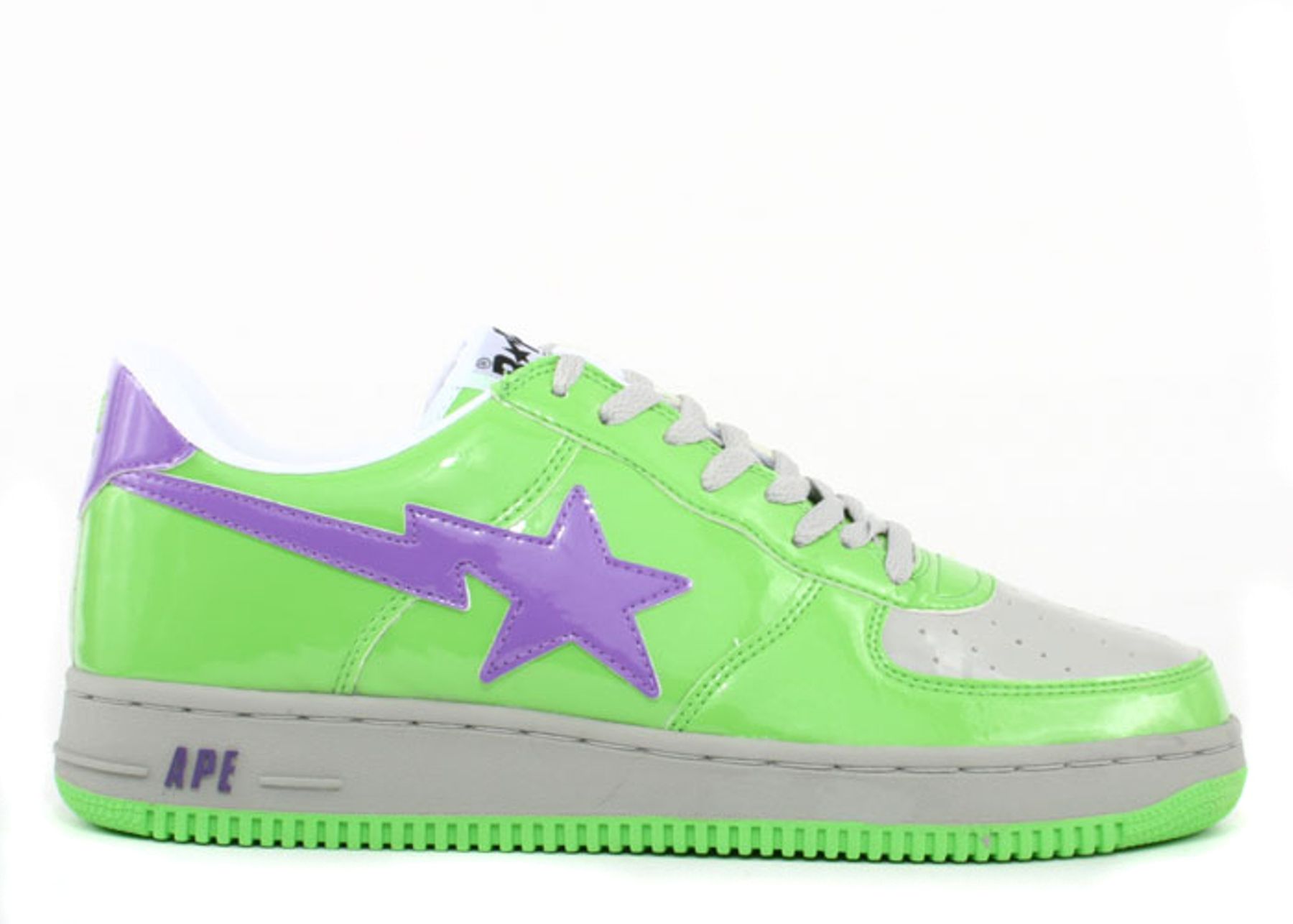 Bapesta FS 001 Low �Green Purple� BAPE 580 d7