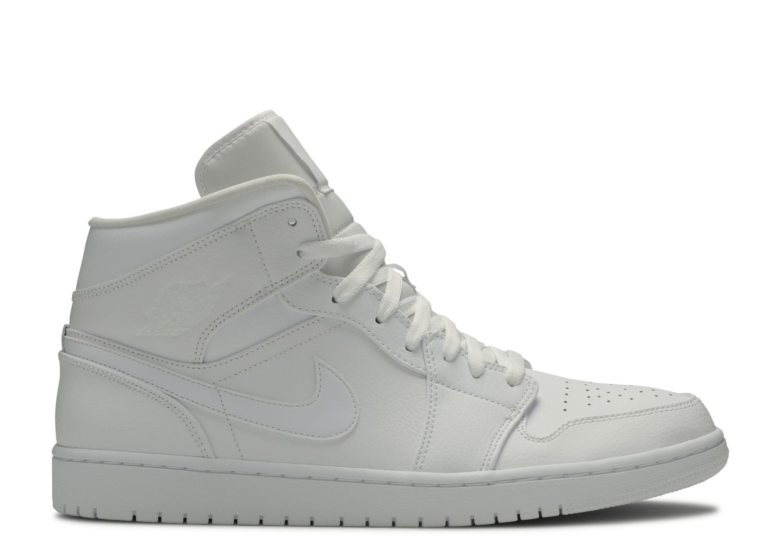 Air Jordan 1 Mid 'Triple White' - Air Jordan - 554724 129 - white/white ...