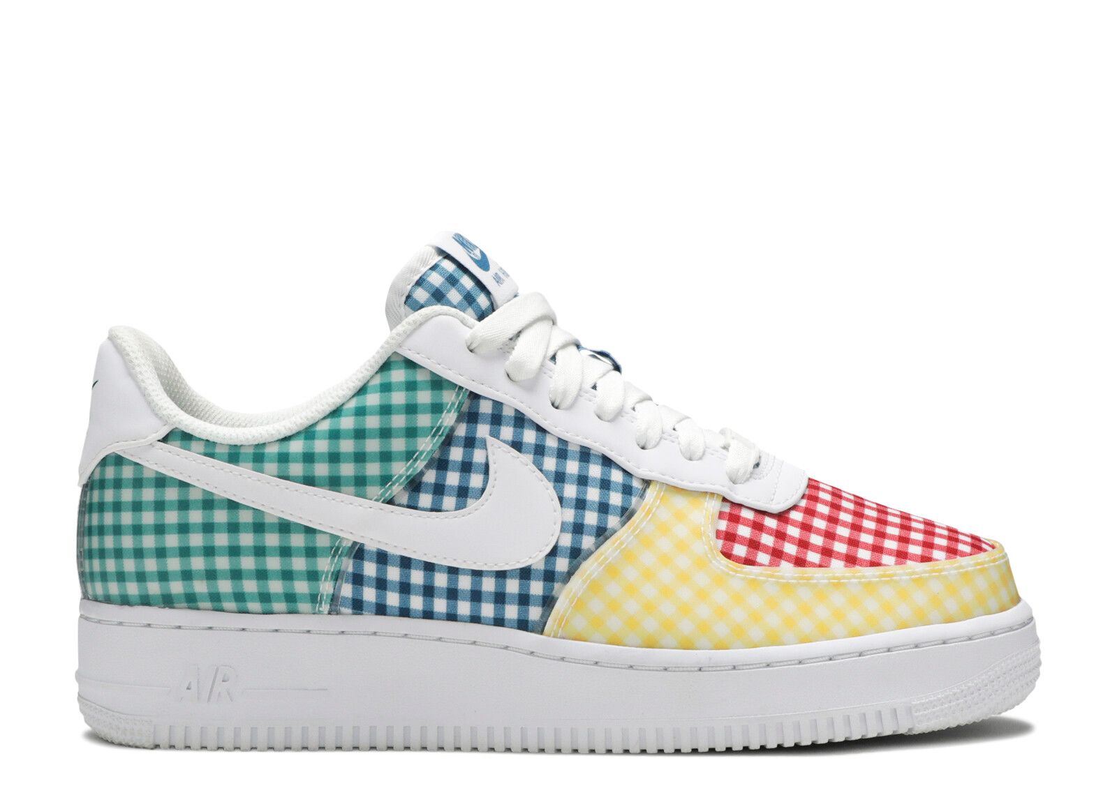 womens air force 1 low qs gingham pack beige