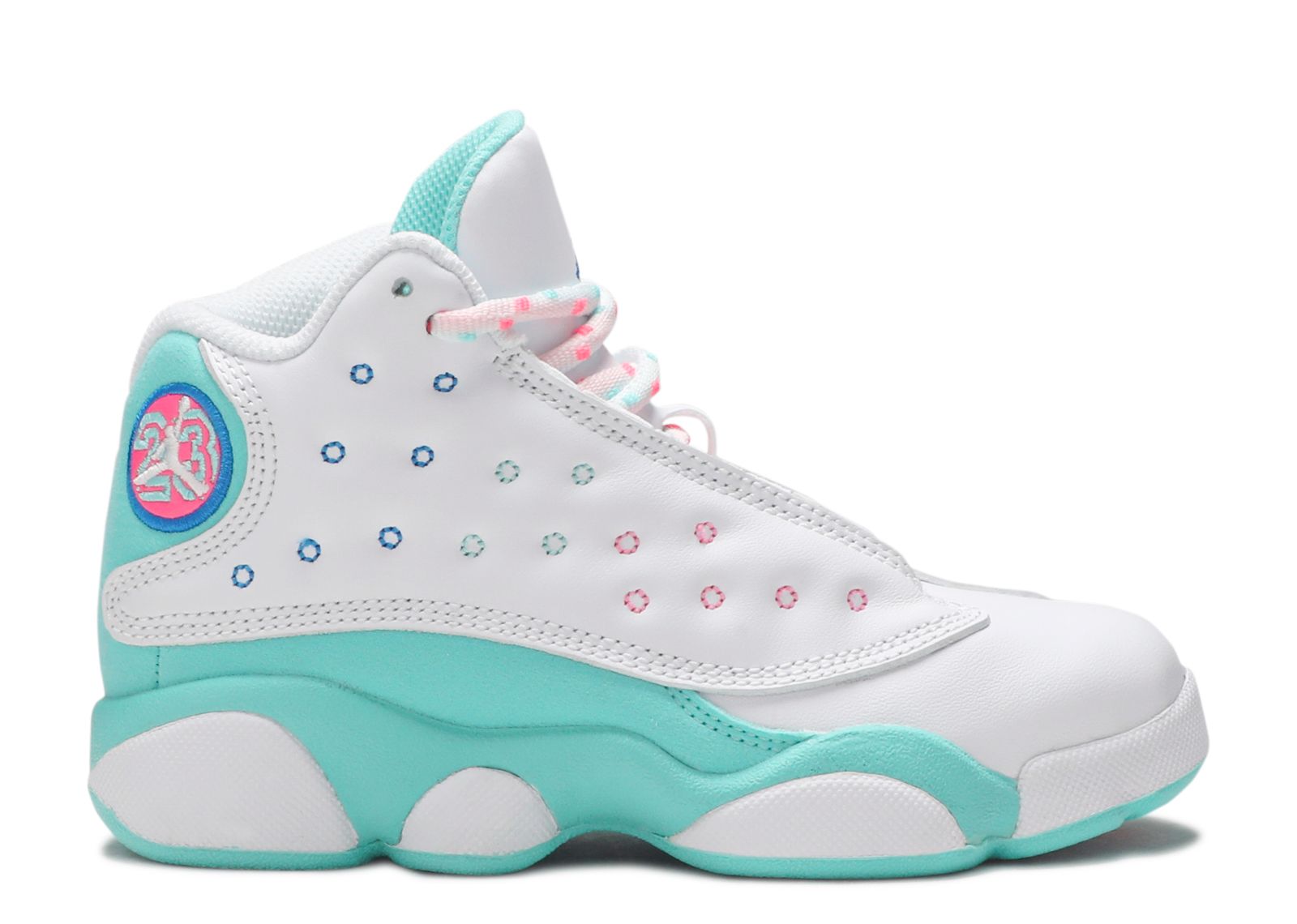 Air Jordan 13 Retro PS 'Aurora Green' - Air Jordan - 439669 100 - white/soar/aurora green 