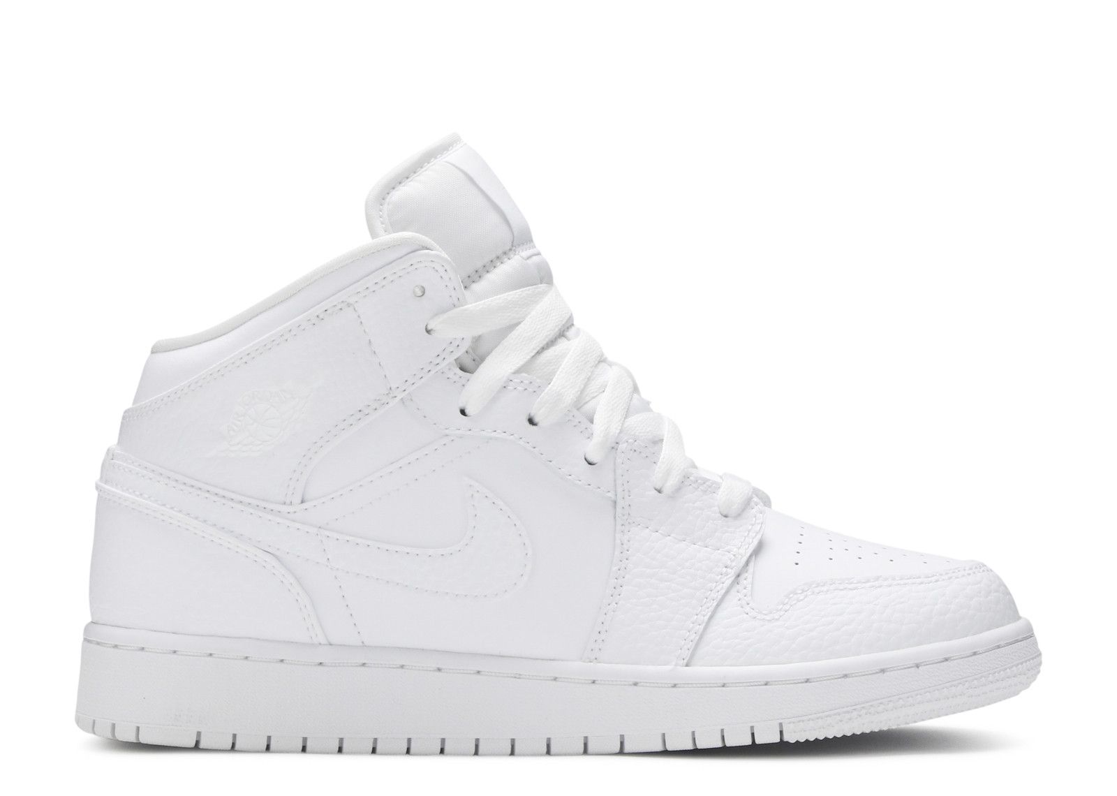 Air Jordan 1 Mid GS 'Triple White' - Air Jordan - 554725 130 - white ...