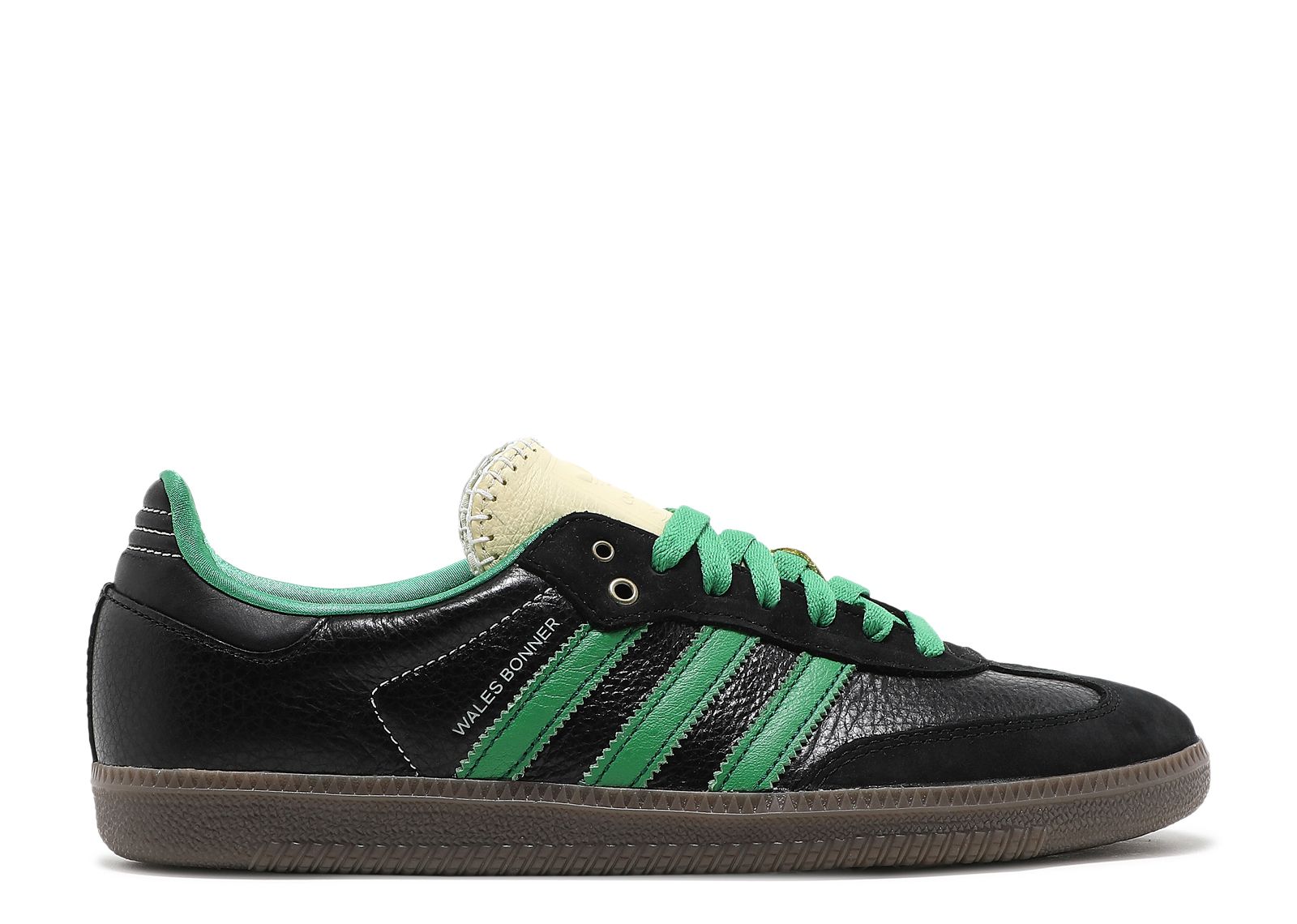 Adidas x Wales Bonner | Trainers | Wales Bonner Samba Leather Trainers in Black S42590