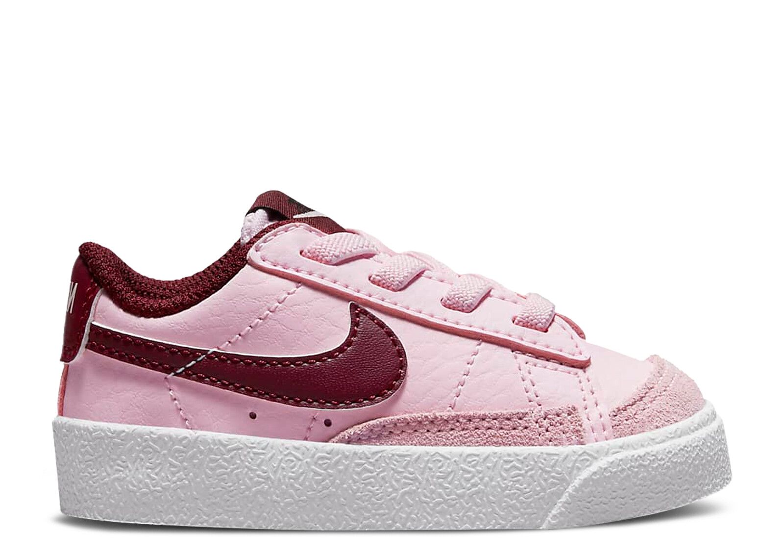Blazer Low '77 TD 'Pink Foam Dark Beetroot' - Nike - DA4076 600 - pink foam/white/black/dark 