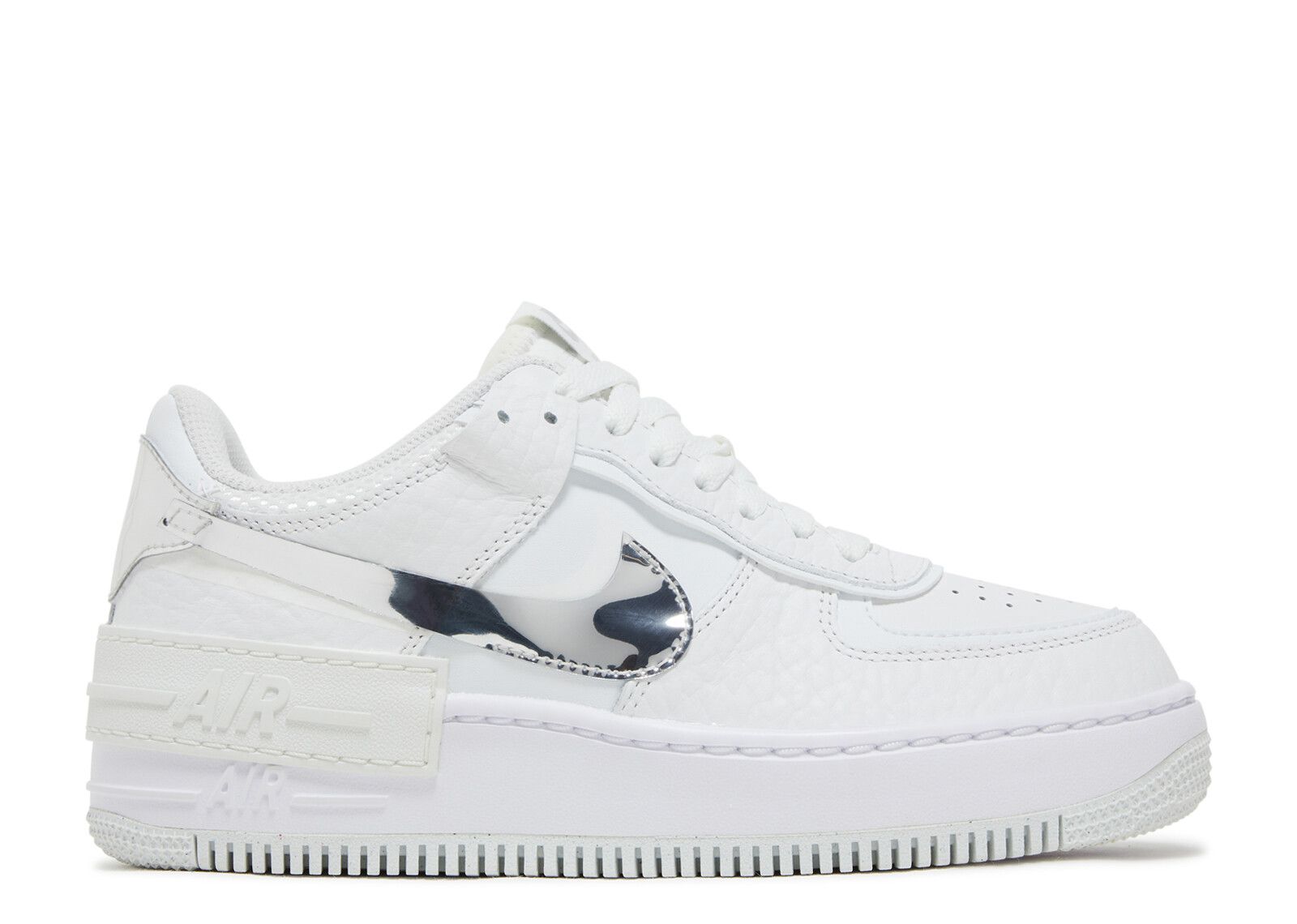 air force 1 summit white metallic silver