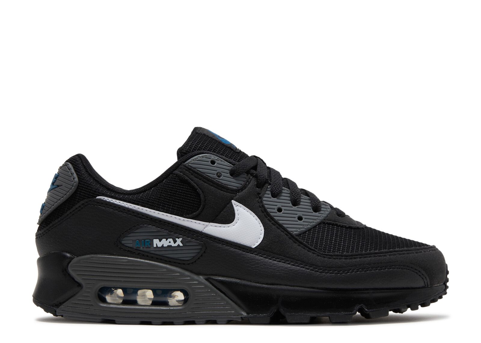 Air Max 90 'Black Iron Grey Marina' - Nike - DR0145 002 - black/white ...