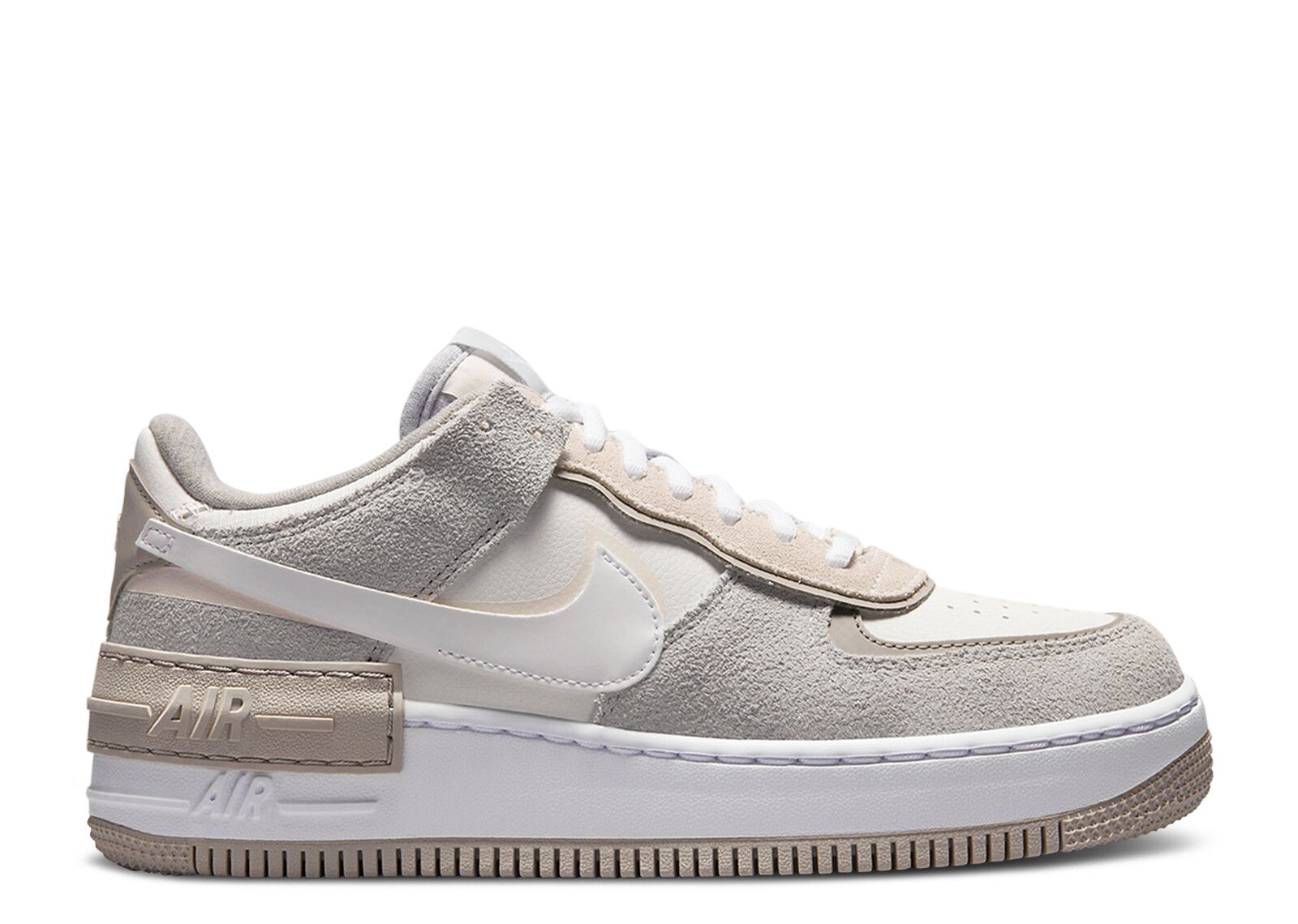 Wmns Air Force 1 Shadow 'Grey Fleece' - Nike - FB7172 111 - summit ...