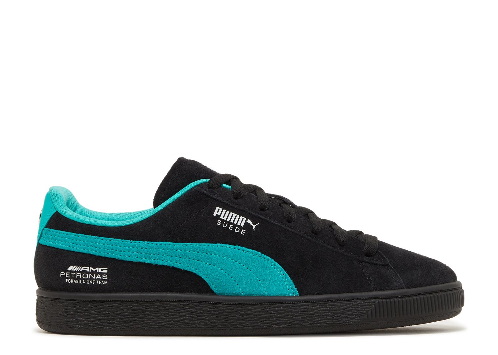 Mercedes AMG Petronas F1 X Suede 'Black Spectra Green' - Puma - 307131 ...