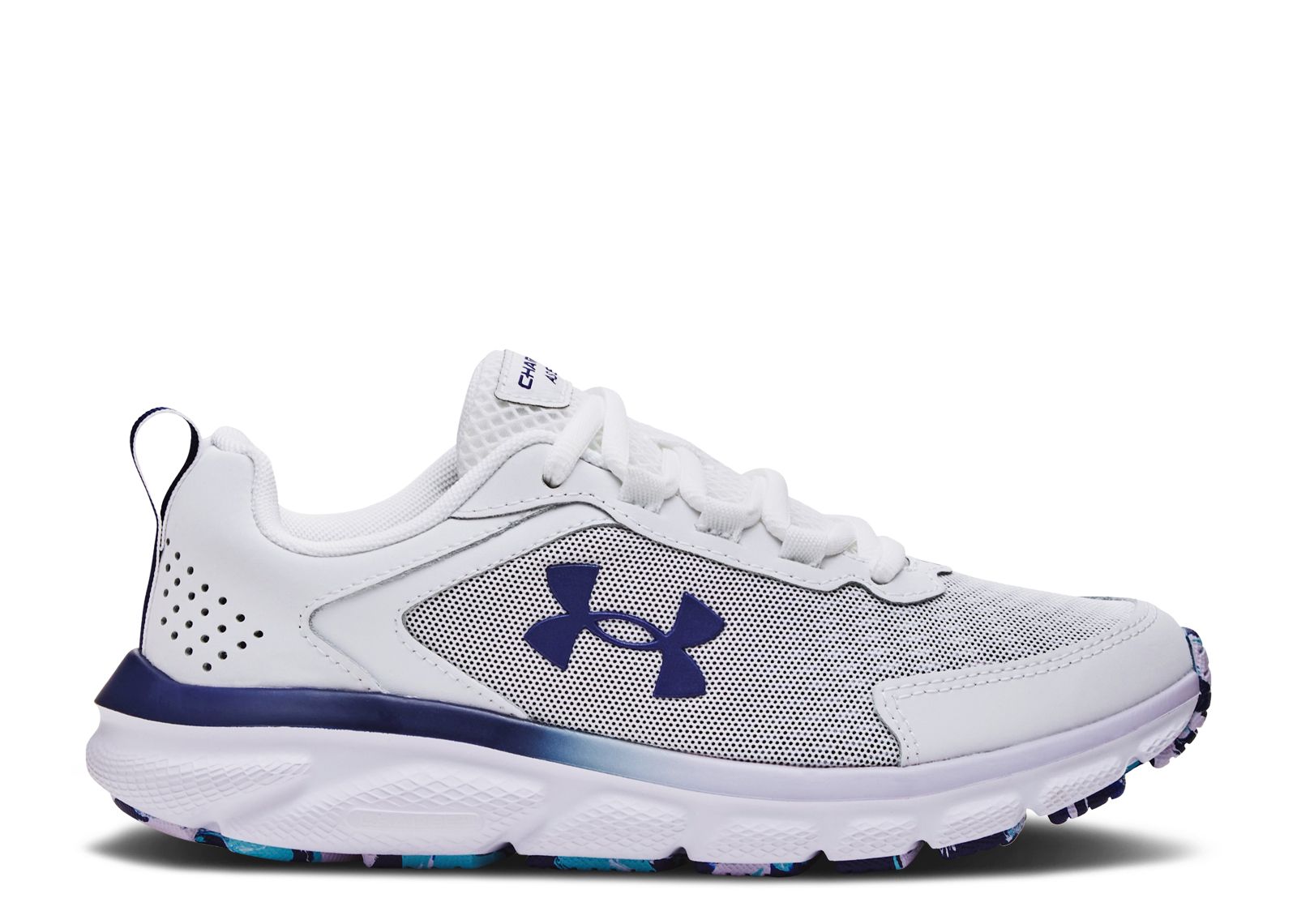 Wmns Charged Assert 9 Marble 'White Sonar Blue' - Under Armour ...