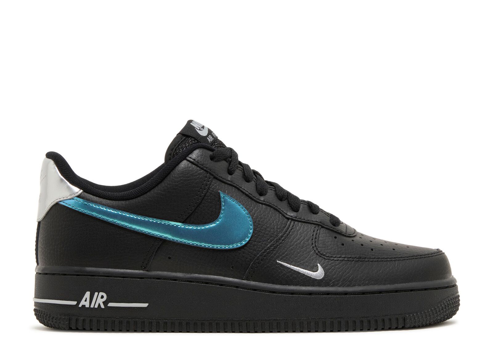 Air Force 1 '07 'Black Blue Lightning' - Nike - FD0654 001 - black/wolf ...