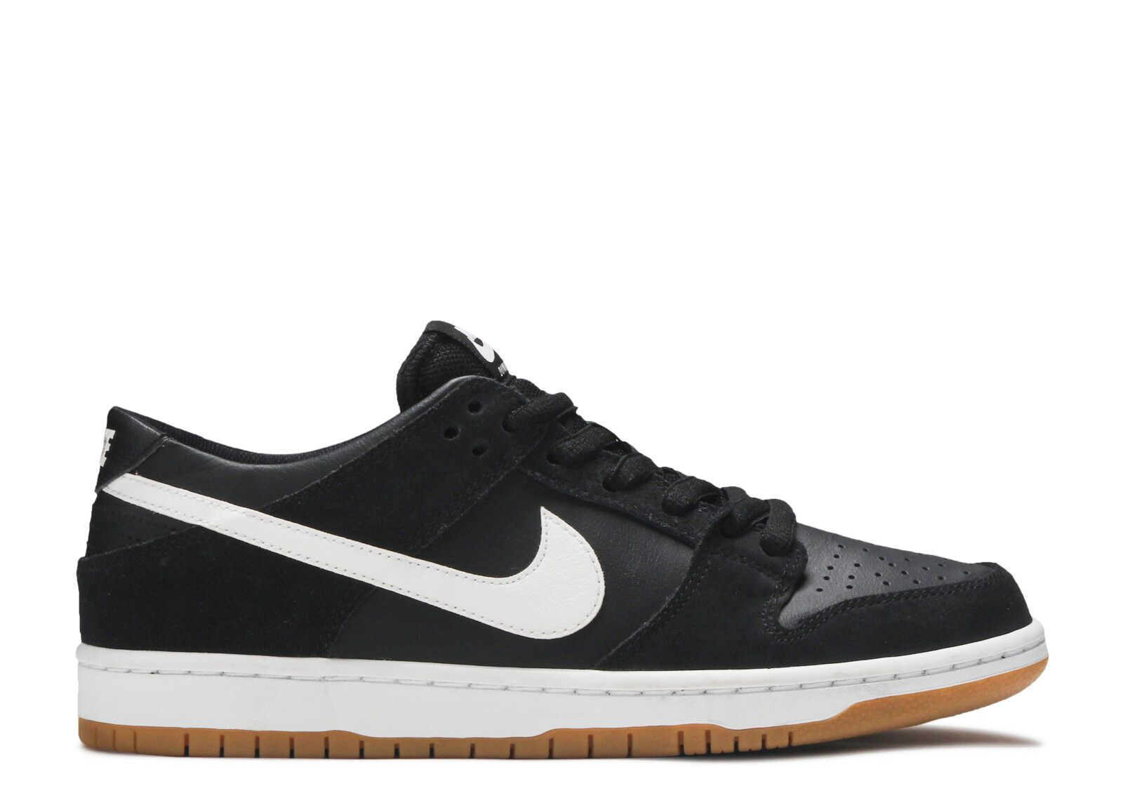 Nike Zoom Dunk Low Pro SB Black Gum 854866-019 Black/White-Gum Light Brown Sneakers