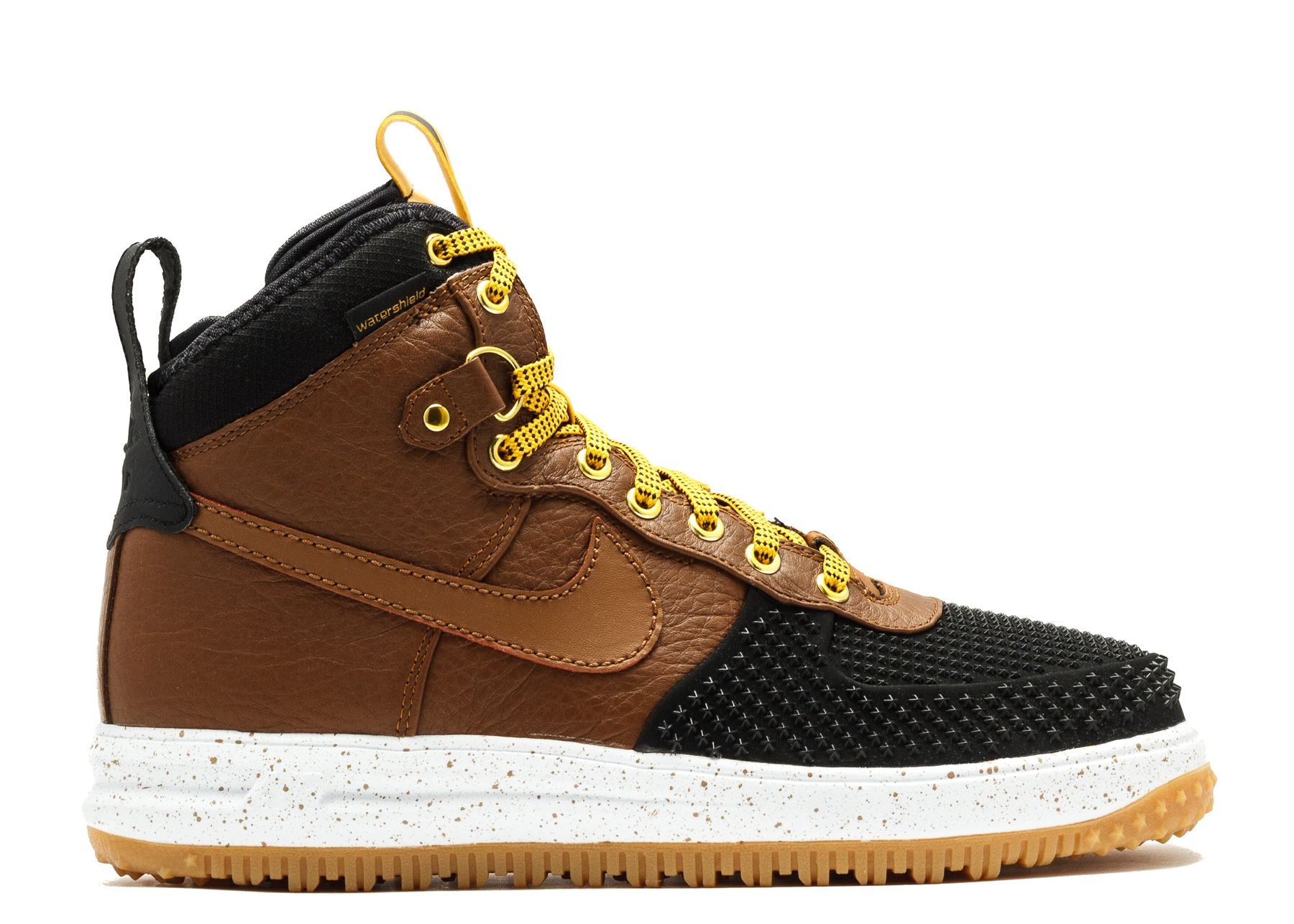 Lunar Force 1 SneakerBoot 'Light British Tan' - Nike - 805899 004 - black/light british tan-gold 