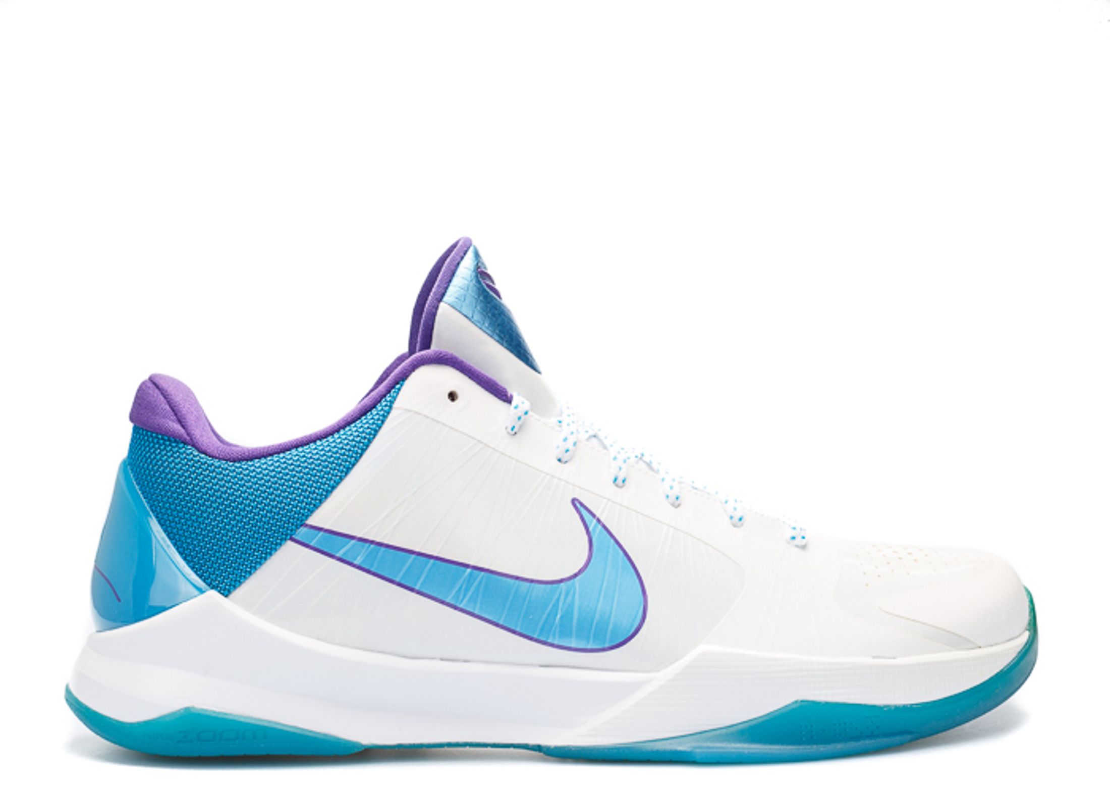 Zoom Kobe 5 'Draft Day' - Nike - 386429 100 - white/orn blue-vrsty prpl ...