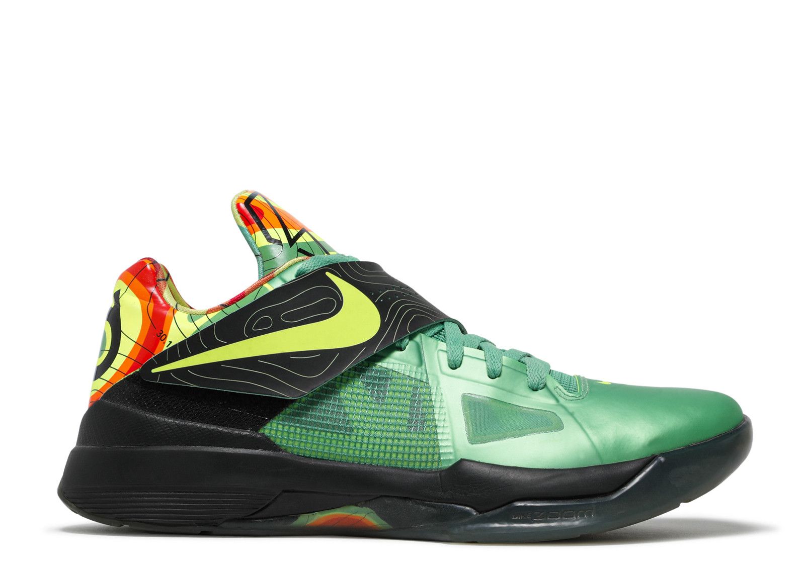 Zoom KD 4 'Weatherman' - Nike - 473679 303 - lush green/volt-black-team ...