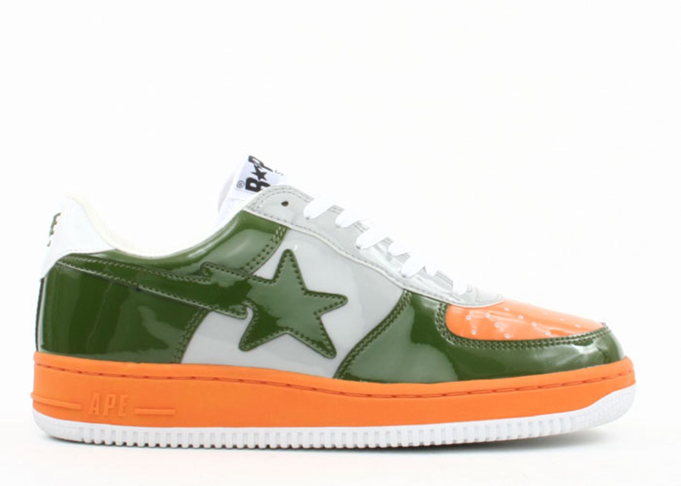 Bapesta FS 001 Low �Orange Green� BAPE 171 orange