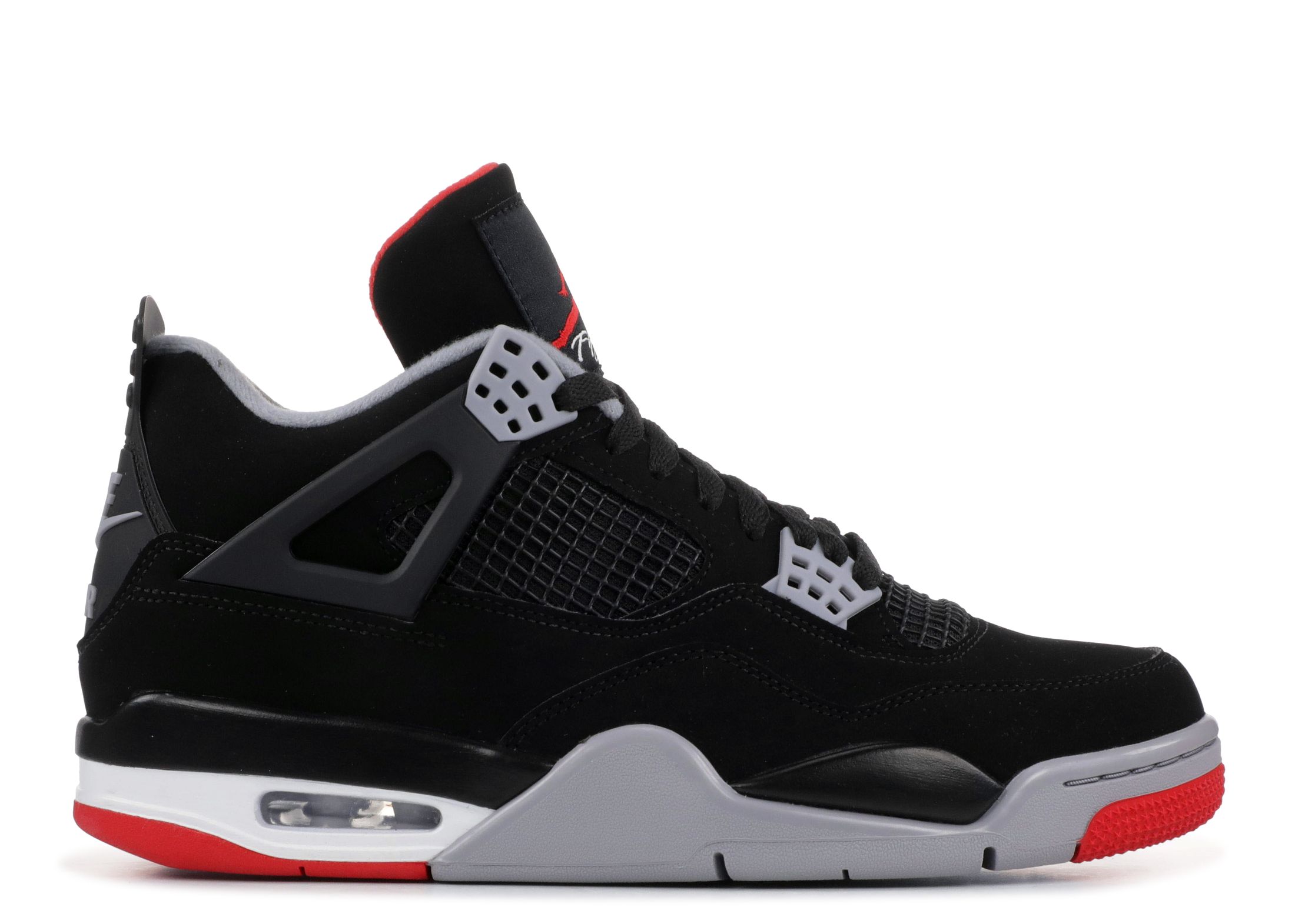 Air Jordan 4 Retro OG 'Bred' 2019 - Air Jordan - 308497 060 - black ...